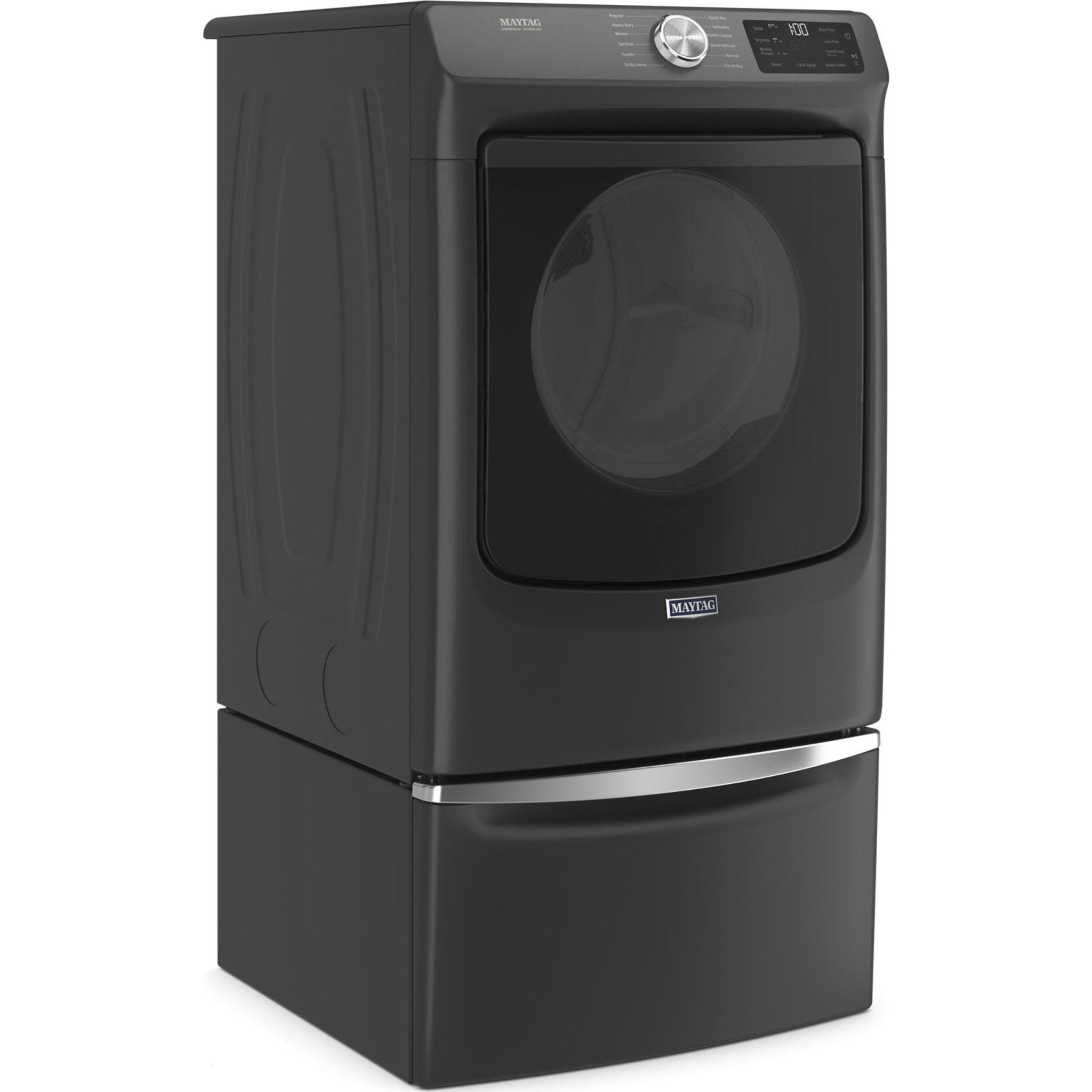 Maytag YMED6630MBK Electric Dryer - 7.4 cu. ft. Capacity, Energy Efficient, Volcano Black | Perfect for Large Families & Laundry Rooms