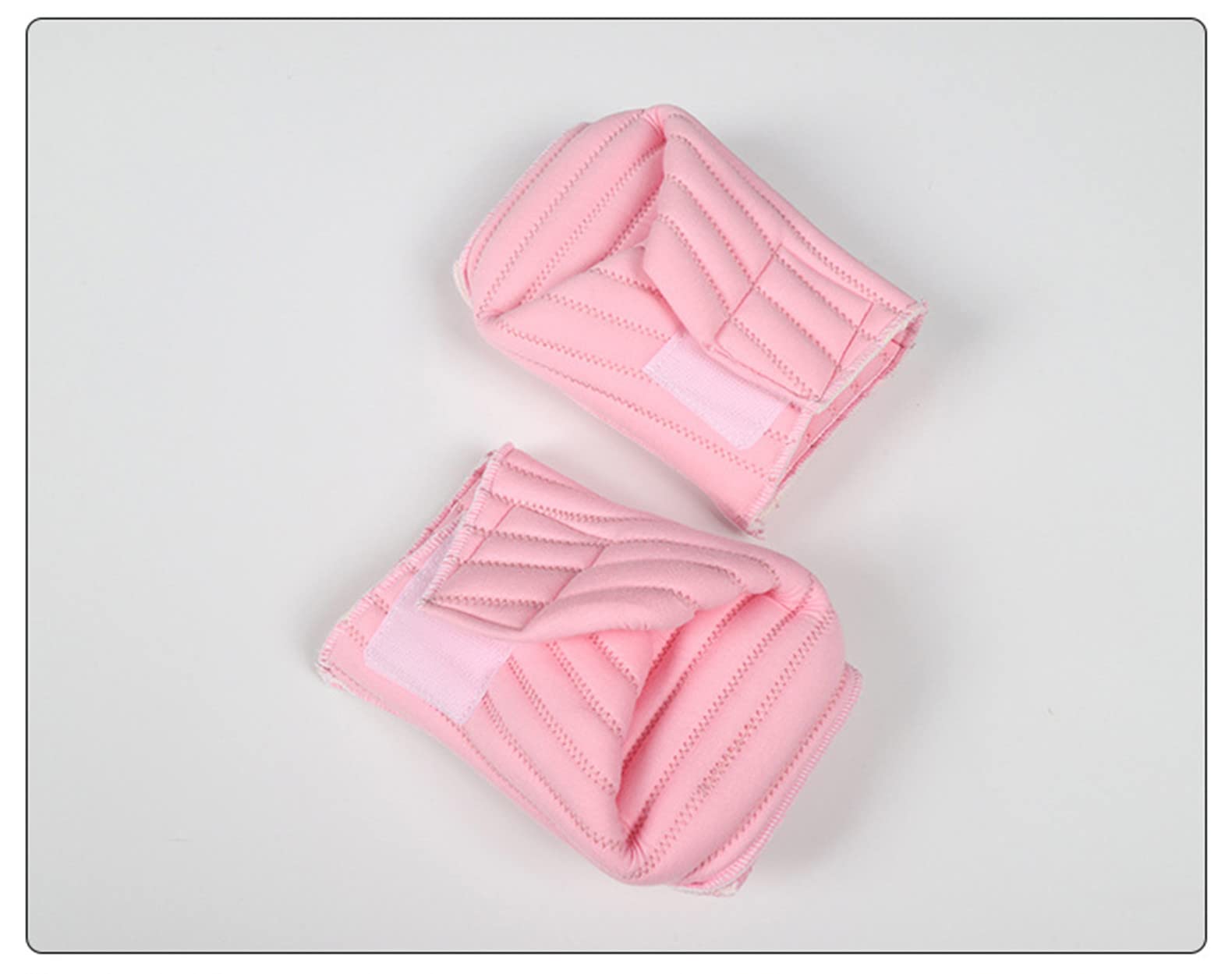 2 Pcs Heel Protector Cushions for Bedridden Patients - Pressure Relieving Foot Support Pillows for Pressure Ulcer Prevention - Soft Pink Heel Pads for Elderly Care & Hospital Use - Ideal for Wheelchair, Bed Rest & Post-Surgery Recovery