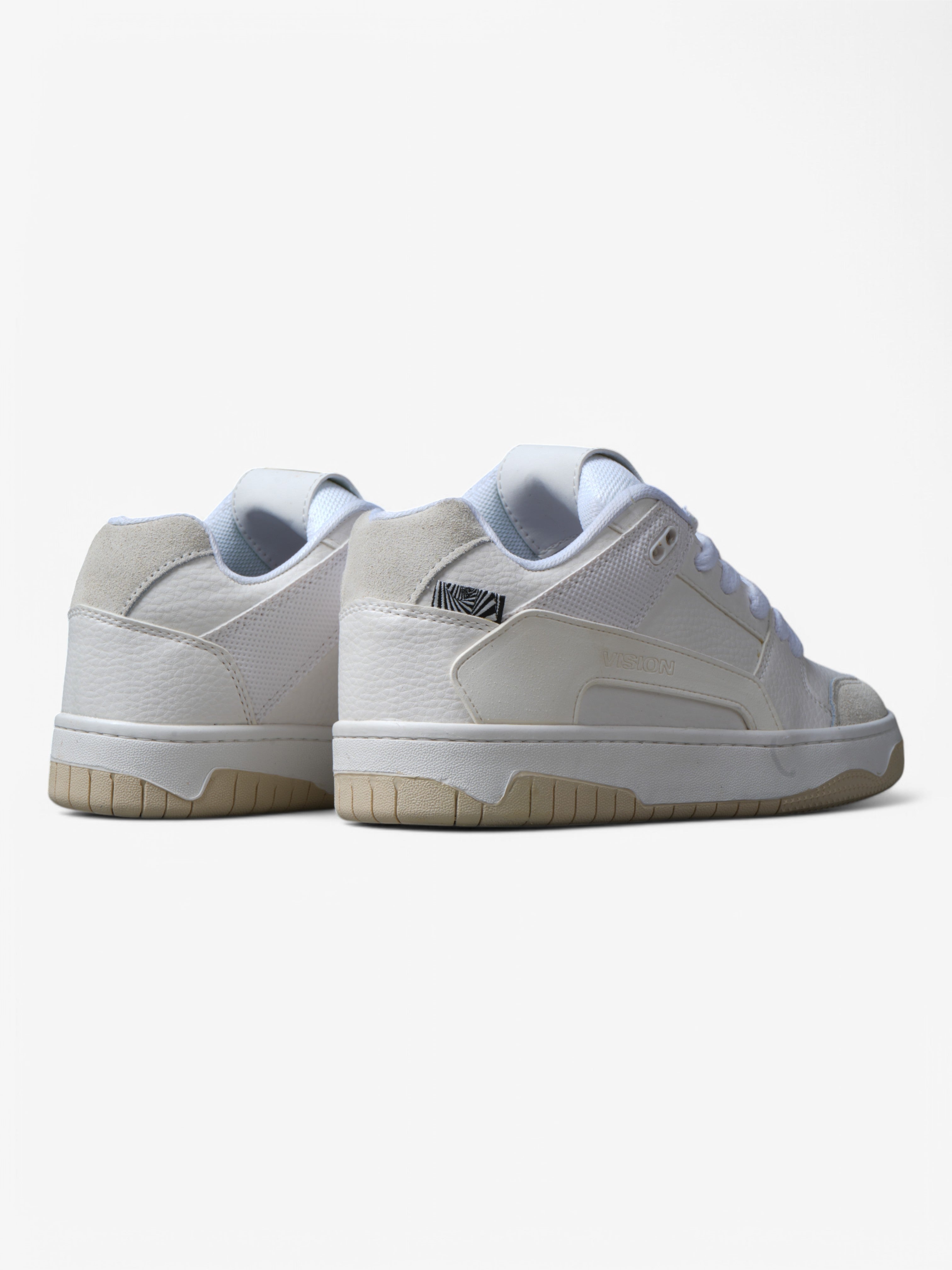 Vision Street Wear Liberator White Skate Shoes - Durable & Comfortable Sneakers for Men & Women - Perfect for Skateboarding, Streetwear Fashion & Casual Wear