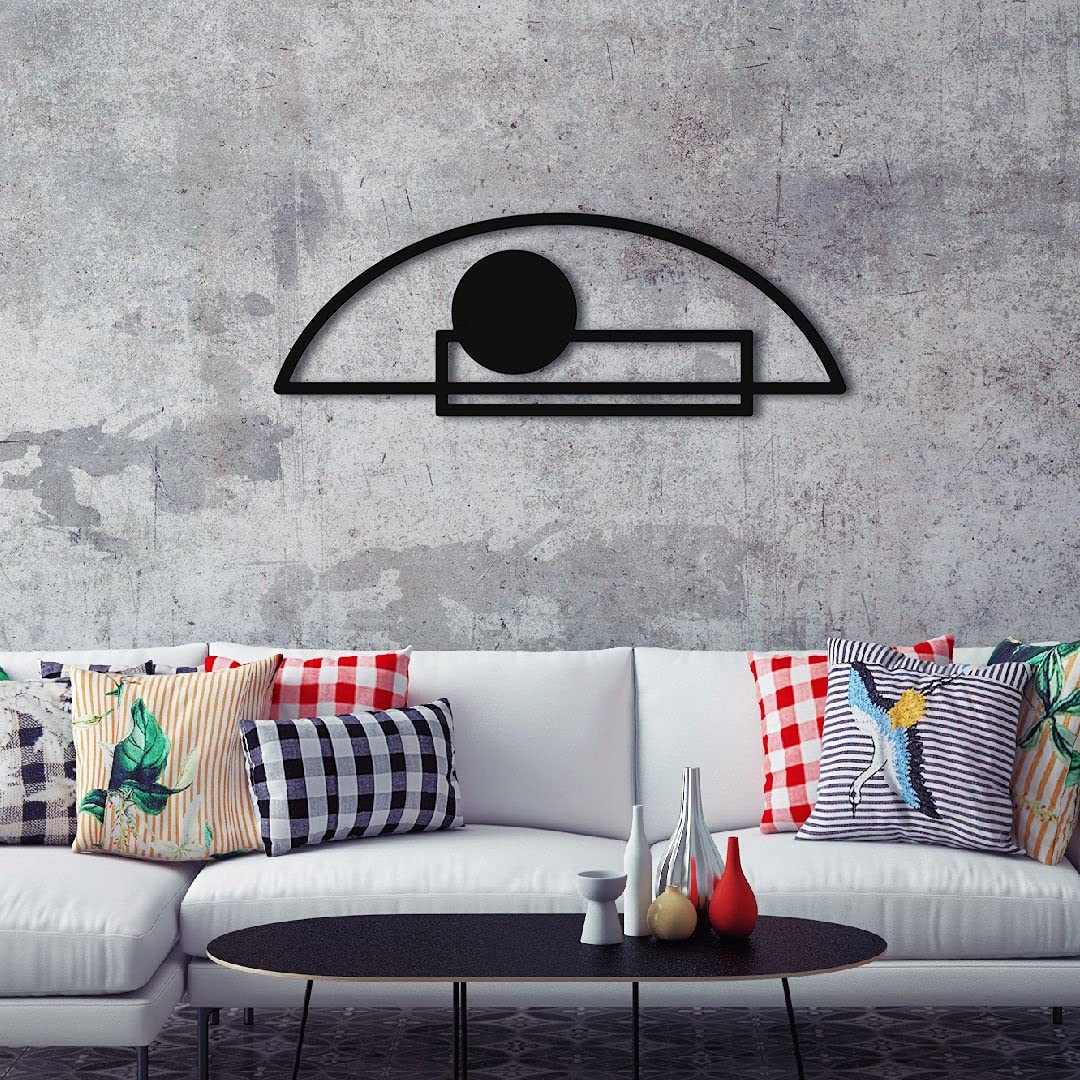Circilium Metal Wall Art for Living Room & Bedroom Decor - Indoor Outdoor Wall Hanging