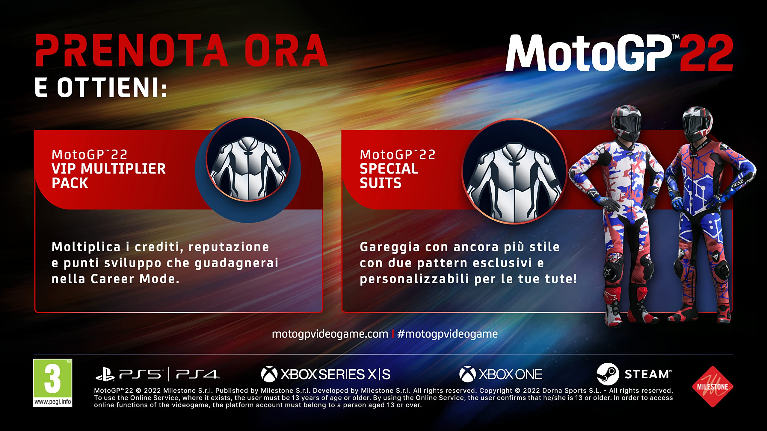 MotoGP 22 - Day One Edition for PlayStation 5 (PS5) - Exclusive Amazon Edition | Official Racing Game for PS5 Console | Perfect for Racing Enthusiasts & Gaming Collectors