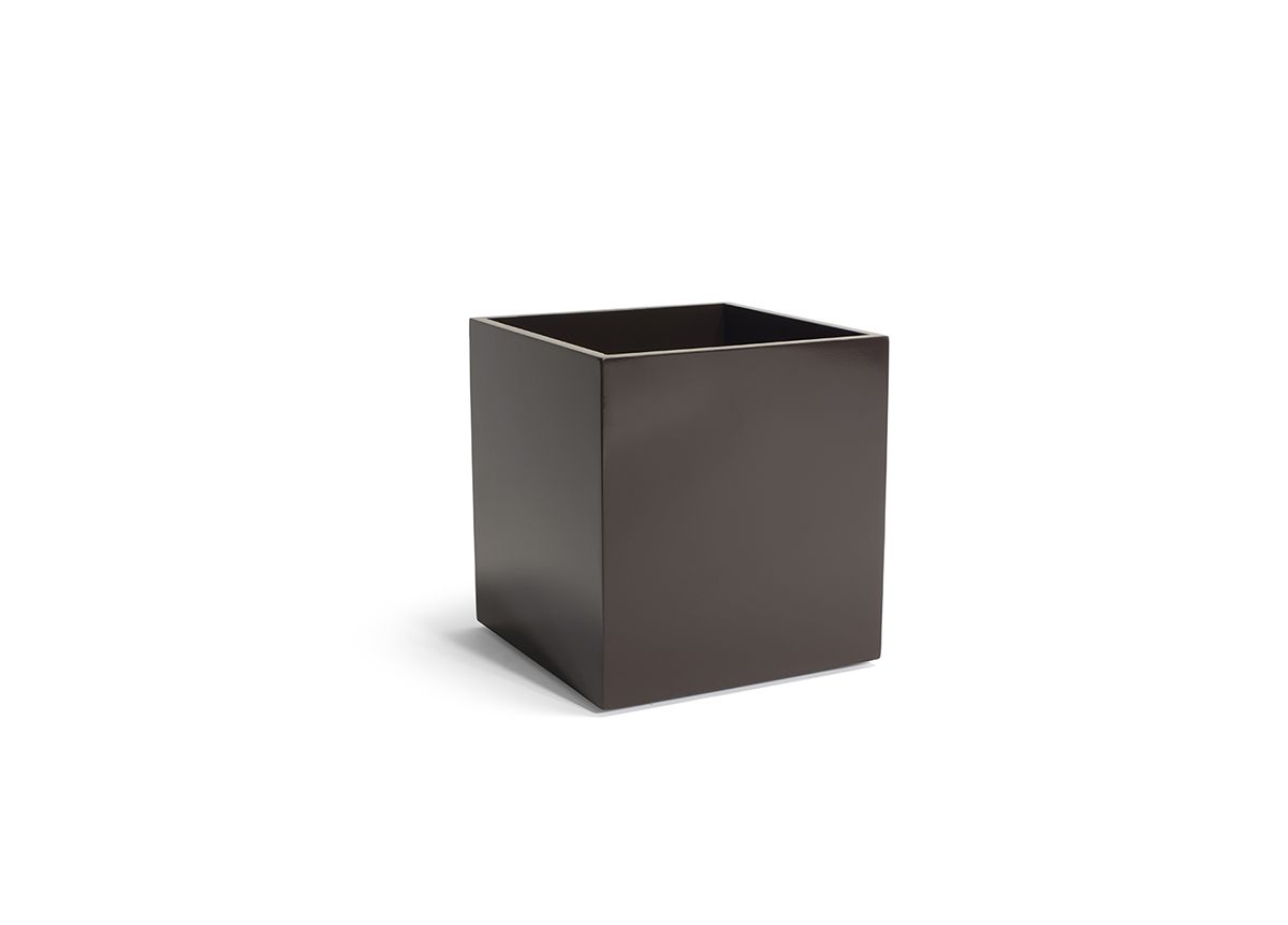 FOH New York Cube Waste Basket - 8 Quart (2 Pack) - Stylish Small Trash Can for Office, Bathroom, or Bedroom - Perfect for Home & Office Use