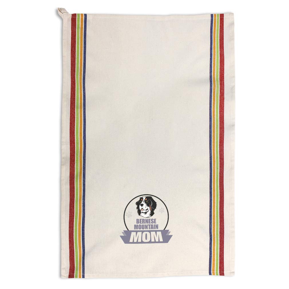Custom Printed Kitchen Towels with Bernese Mountain Dog Design - Absorbent Dish Towels for Cleaning, Cooking & Decor - Perfect Gift for Dog Lovers & Home Use