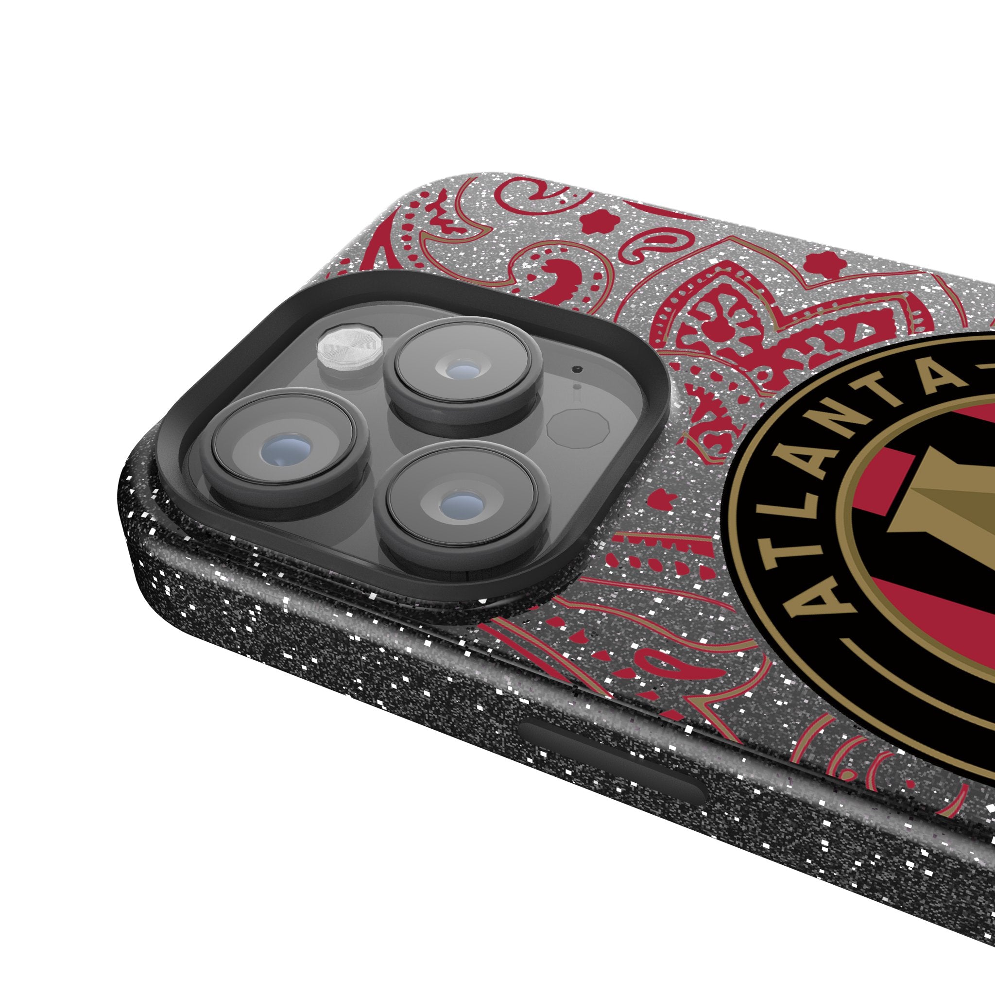 Atlanta United FC Paisley Bling Phone Case - Stylish Protective Cover for iPhone & Samsung | Perfect for Soccer Fans & Game Days