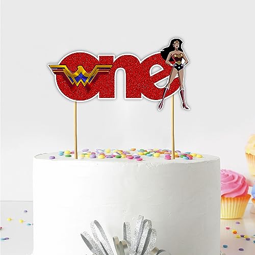 Seyal Wondr Woman One Cake Topper