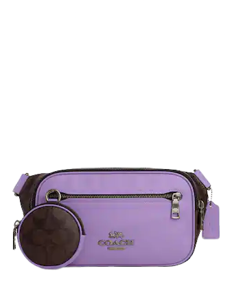 Coach Elias Belt Bag - Colorblock Signature Canvas Crossbody Bag for Women | Stylish & Functional for Everyday Use, Travel & Outfits
