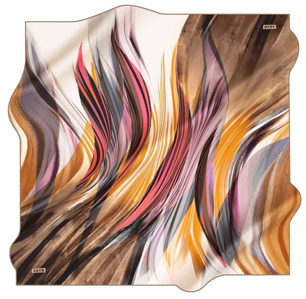 Aker Alexis Women's Silk Scarf No. 31 - Luxury Fashion Accessory for Office, Party & Travel - Elegant Gift for Her