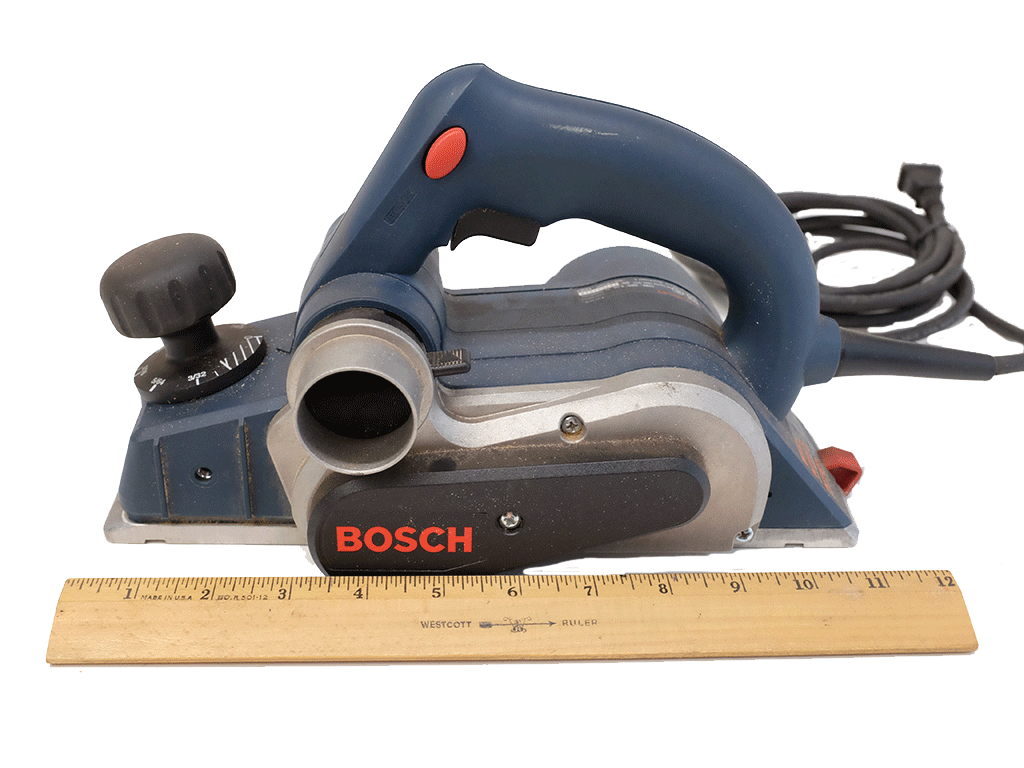 Bosch 1594K 3-1/4 Inch Electric Hand Planer - 6.5 Amp Motor with Carrying Case | Perfect for Woodworking, DIY Projects & Home Renovations