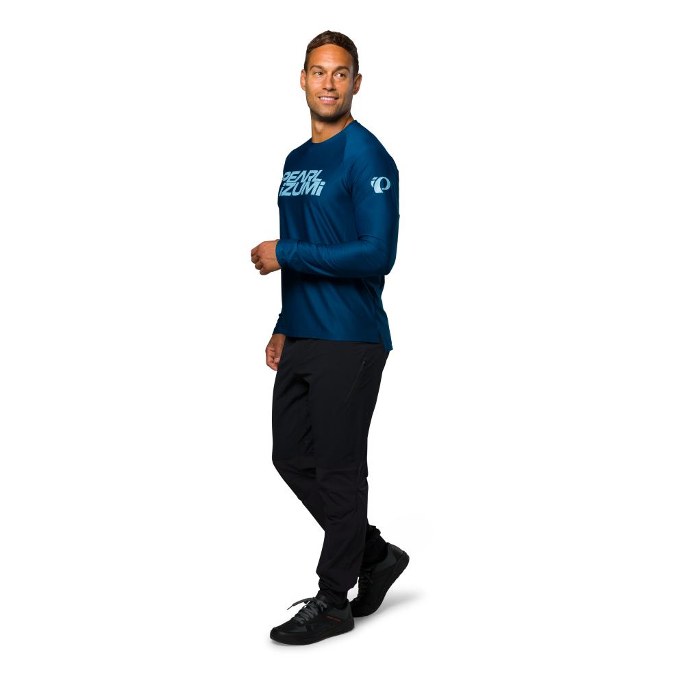 Men's Performance Long Sleeve Jersey - Breathable Moisture-Wicking Workout Shirt for Running, Gym & Outdoor Activities