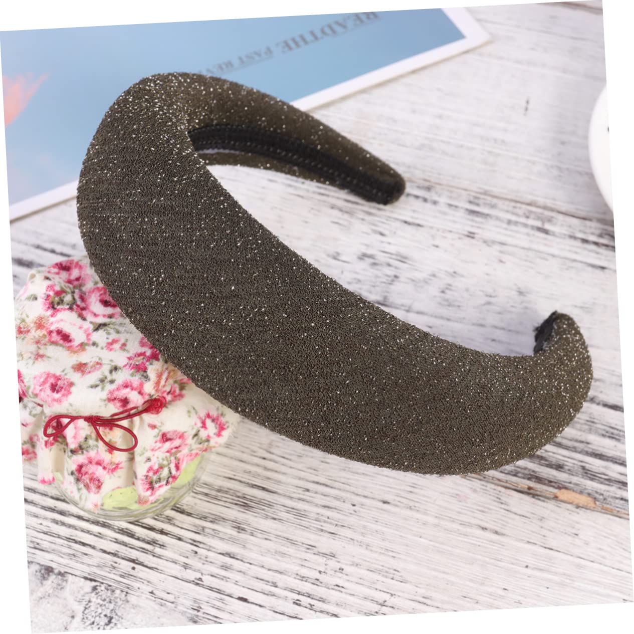 FRCOLOR 2-Pack Women's Fashion Hair Accessories Set - Elegant Leather & Cloth Headbands for Girls & Women | Perfect for Weddings, Parties & Everyday Styling