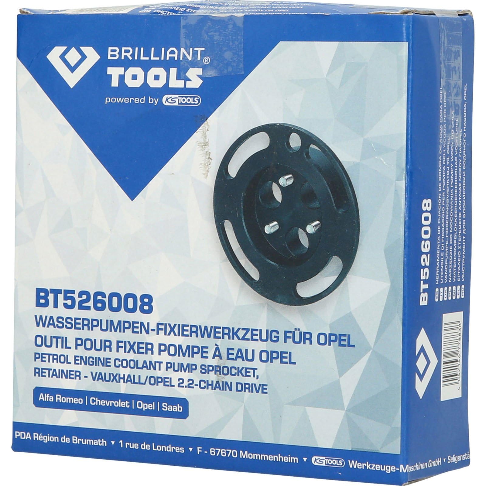 KS TOOLS BT526008 Water Pump Tool for Opel - Engine Repair Kit