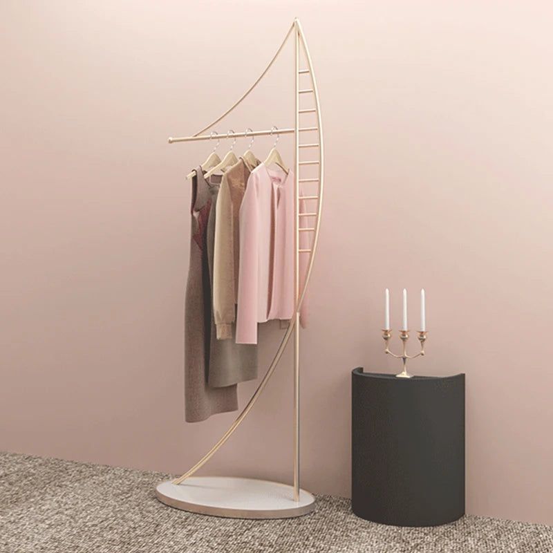 Modern Floor Standing Spiral Coat Rack with Storage - Space Saving Entryway Organizer for Hats, Scarves & Jackets - Perfect for Hallway, Foyer or Mudroom Organization