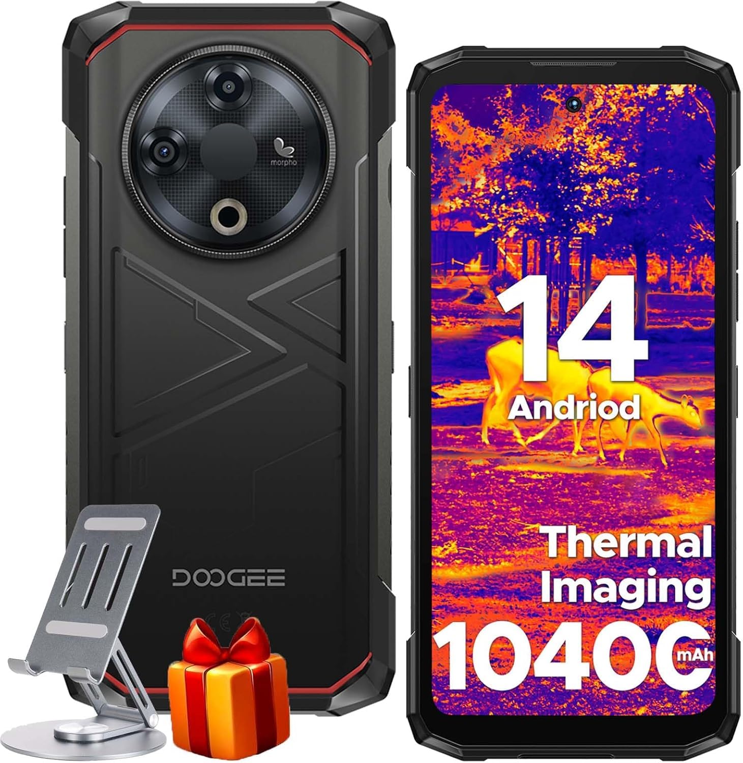 DOOGEE Fire 6 Rugged Smartphone - 6.56
