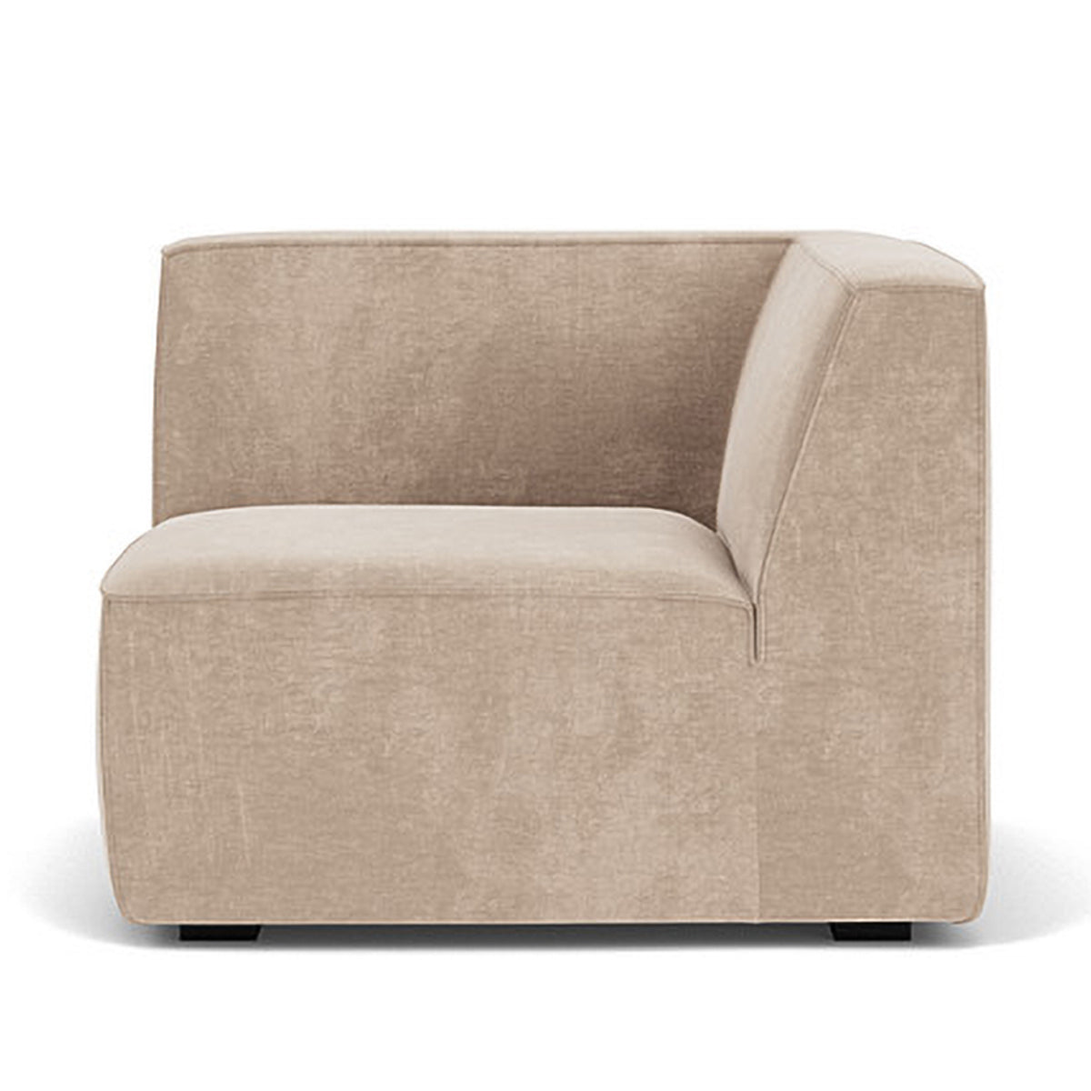 1-Seater Right Corner Modular Sofa in Durable Dane Fabric - Perfect for Small Apartments, Living Rooms & Cozy Spaces