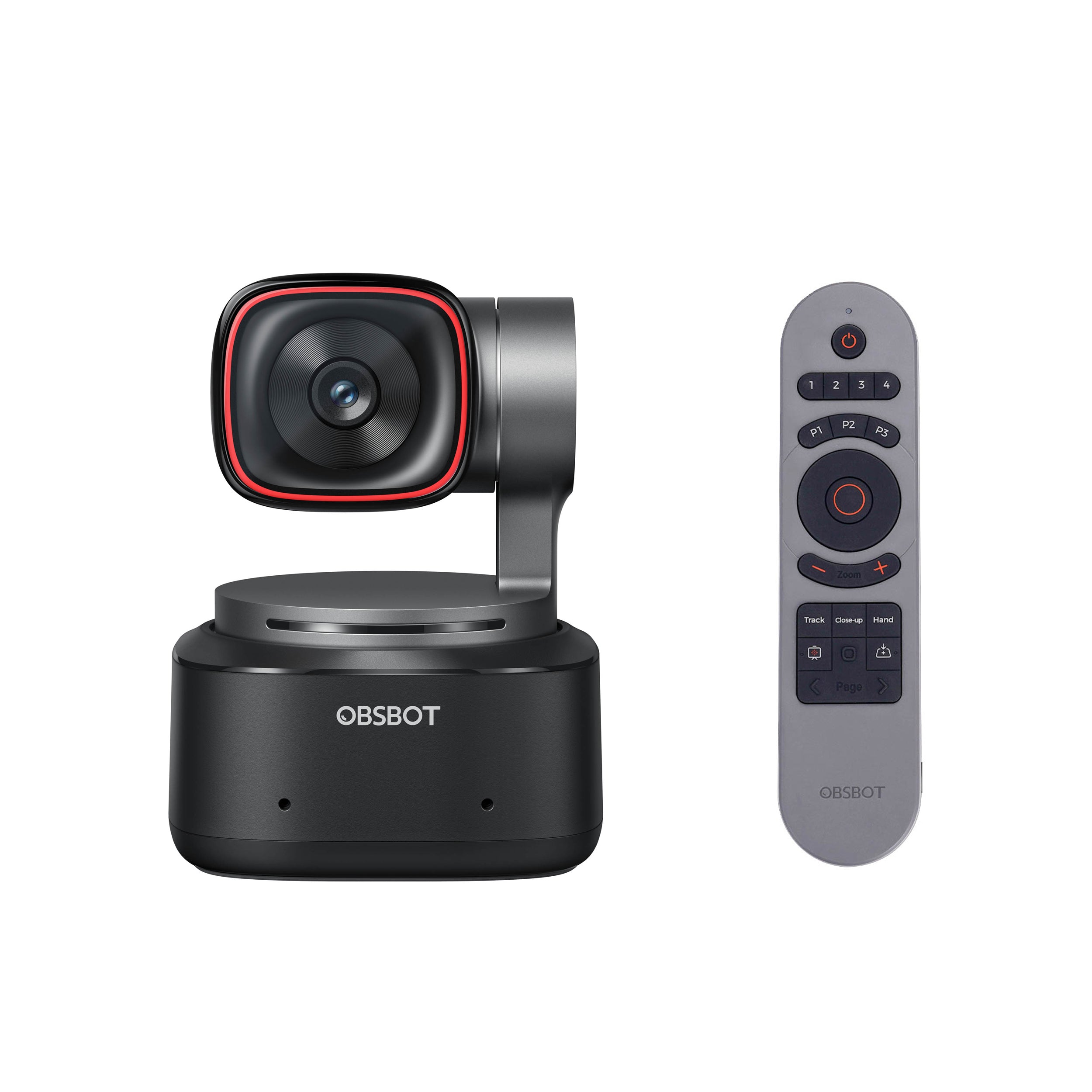 OBSBOT Tiny 2 4K Webcam with AI Tracking & Remote Control - Perfect for Video Conferencing, Live Streaming, and Online Teaching