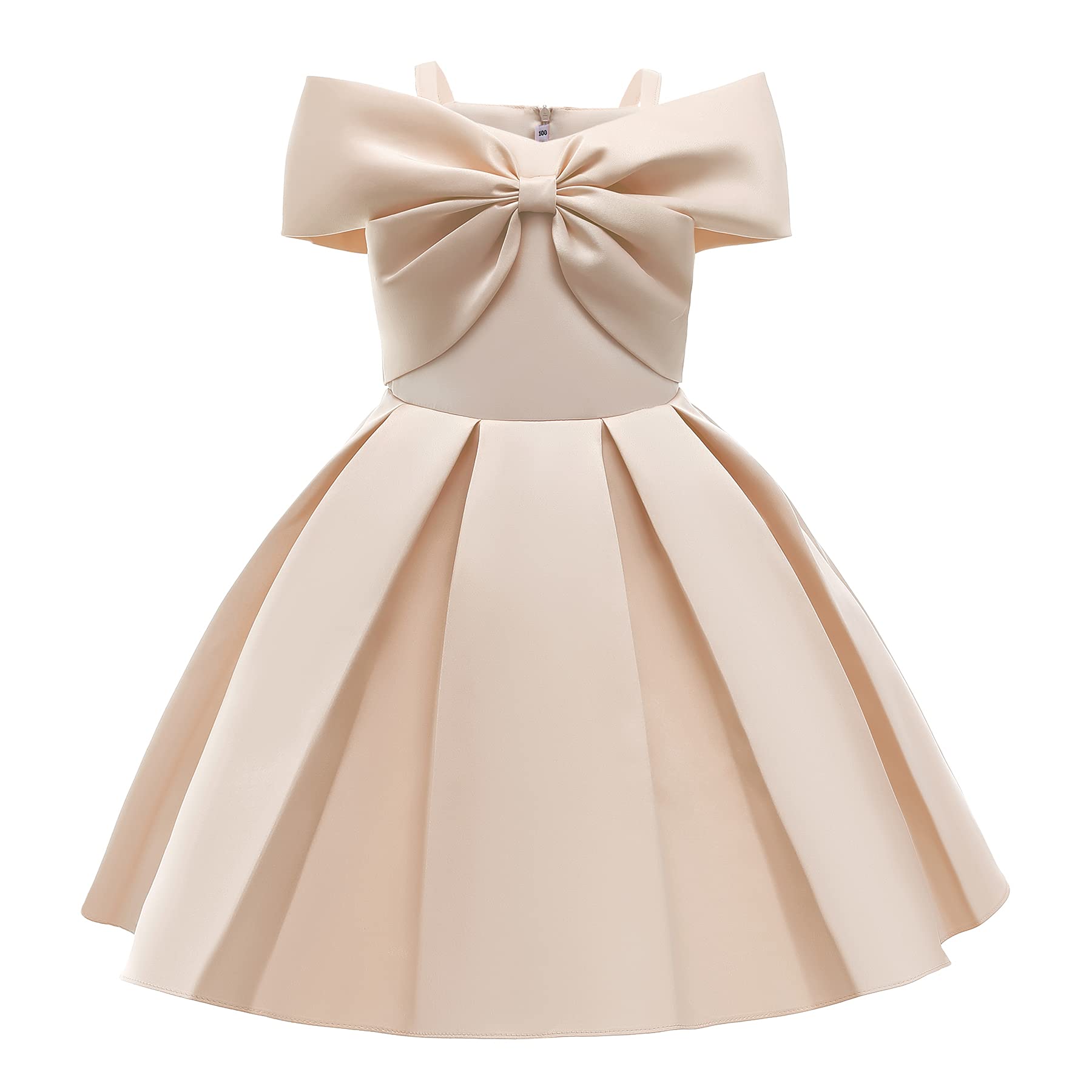 JerrisApparel Girls Off Shoulder Party Dress - Princess Pageant Ball Gown for Kids, Perfect for Proms, Pageants, Birthday Parties and Special Occasions