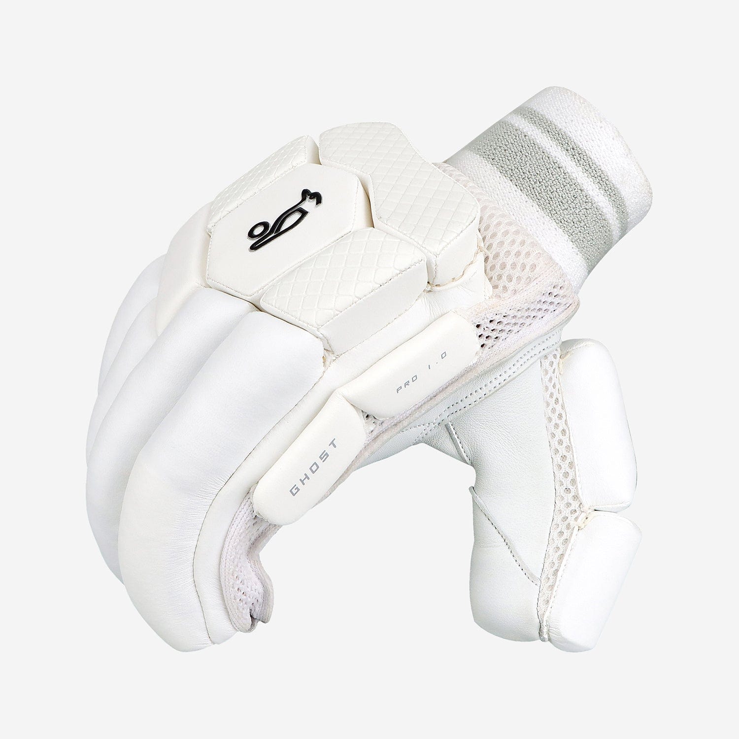 Kookaburra Ghost Pro 1.0 Cricket Batting Gloves for Adults - Premium Leather Protection for Practice & Matches - Ideal for Club Players & Professional Cricketers