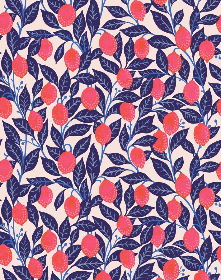 Lemons Wallpaper by Nathan Turner - Blood Lemon Design for Kitchen, Bathroom & Home Decor
