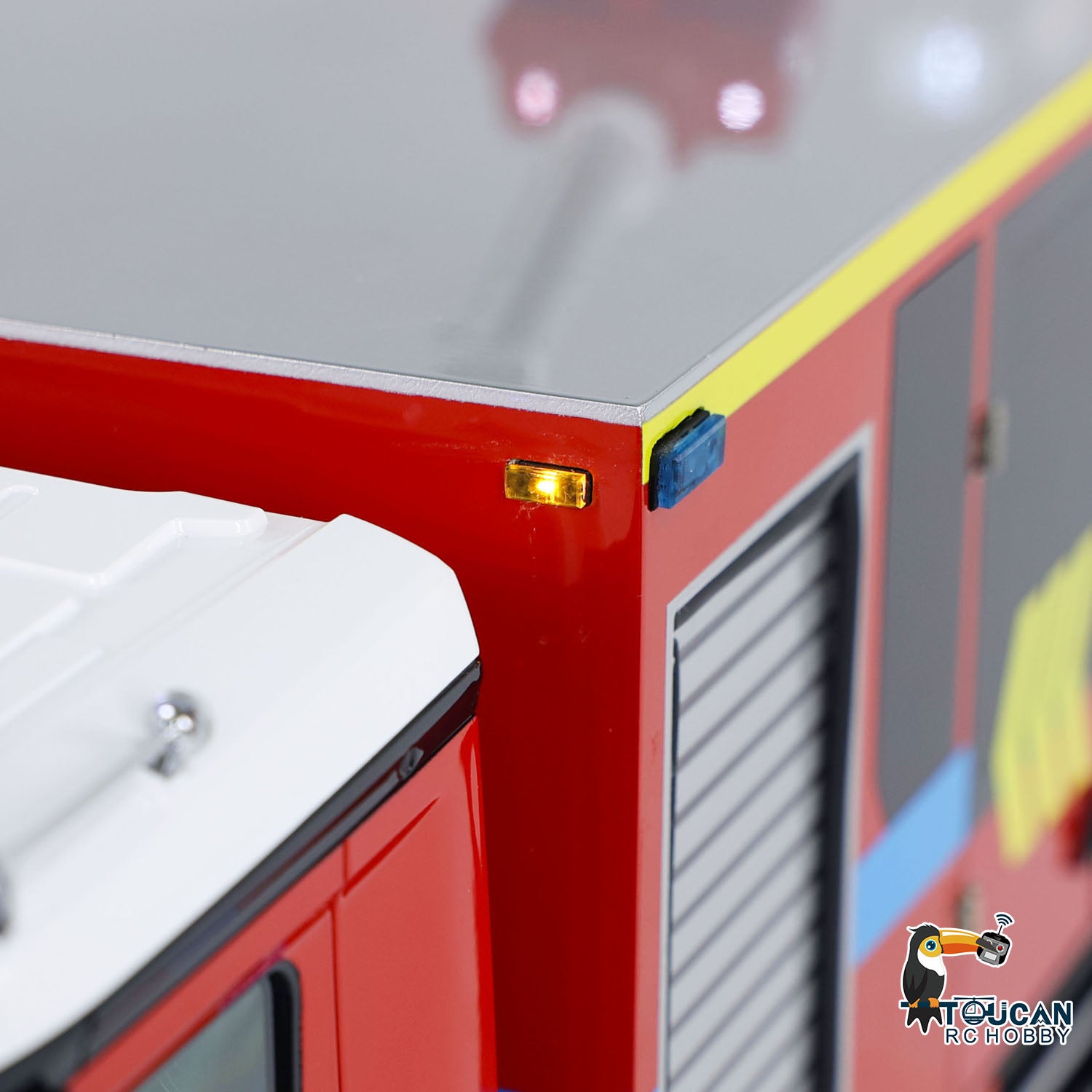 1/14 Scale 8x8 RC Fire Truck with Light & Sound - Metal Chassis, Pre-Assembled & Painted - Includes Motor, ESC & Servo - Remote Control Fire Engine for Kids & Adults - Perfect for Collecting, Racing & Emergency Simulation Play