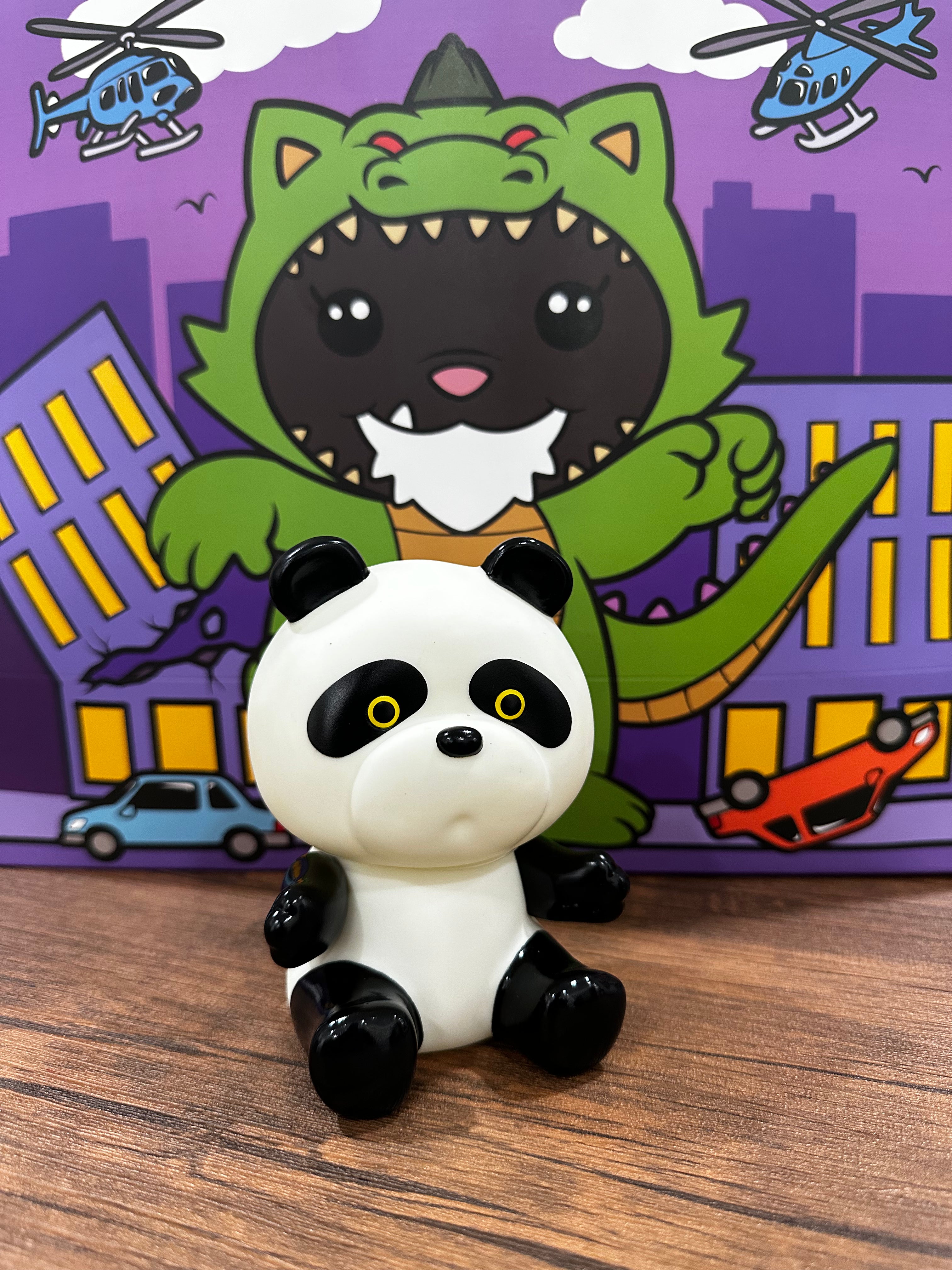 Kodama Toy Ryo Panda Plush - Soft Stuffed Animal Toy for Kids (KOD 81) | Perfect for Cuddling, Gifts, and Nursery Decor