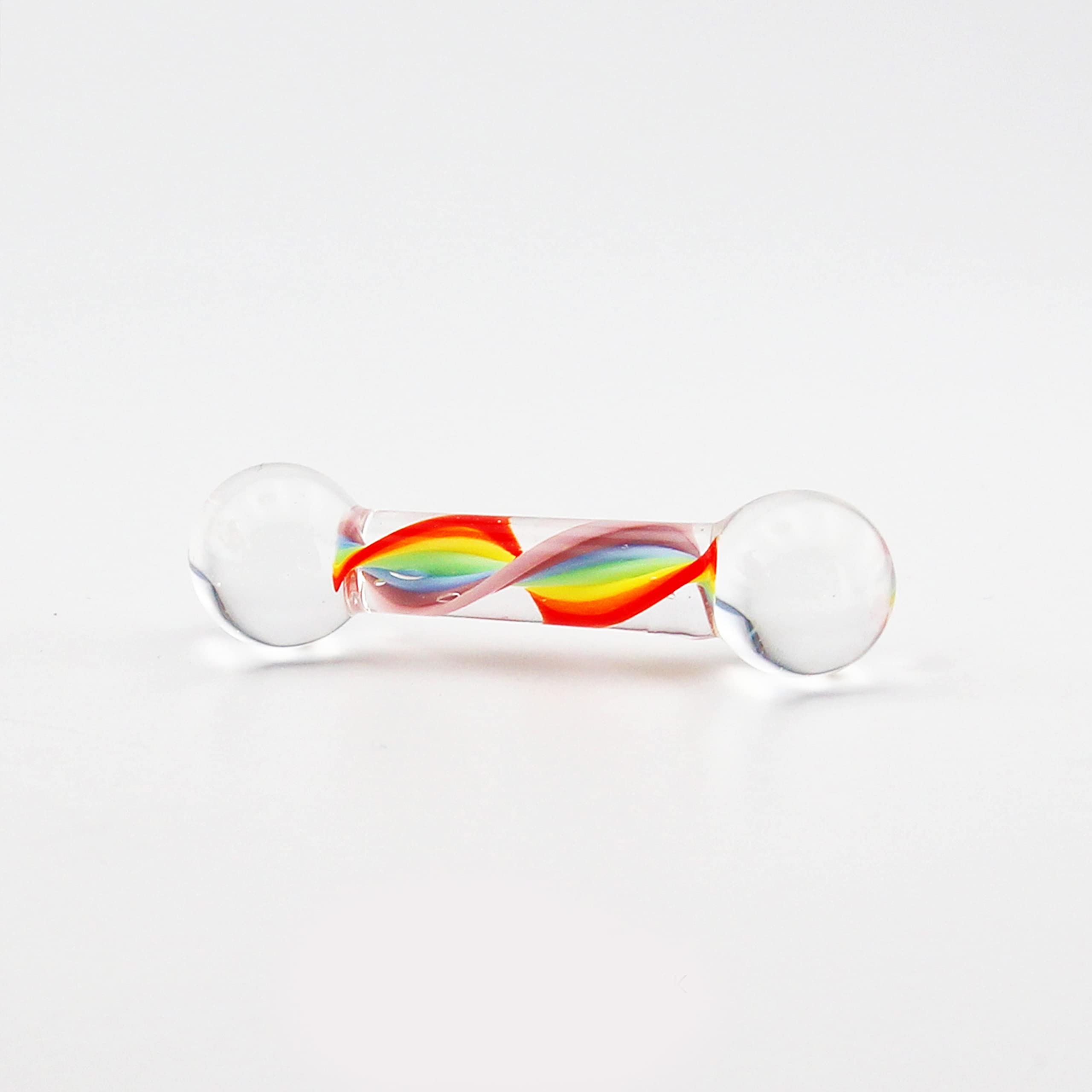 Rainbow Twisted Handmade Glass Dip Pen for Calligraphy & Art - Unique Writing Tool for Journaling, Drawing & Creative Lettering