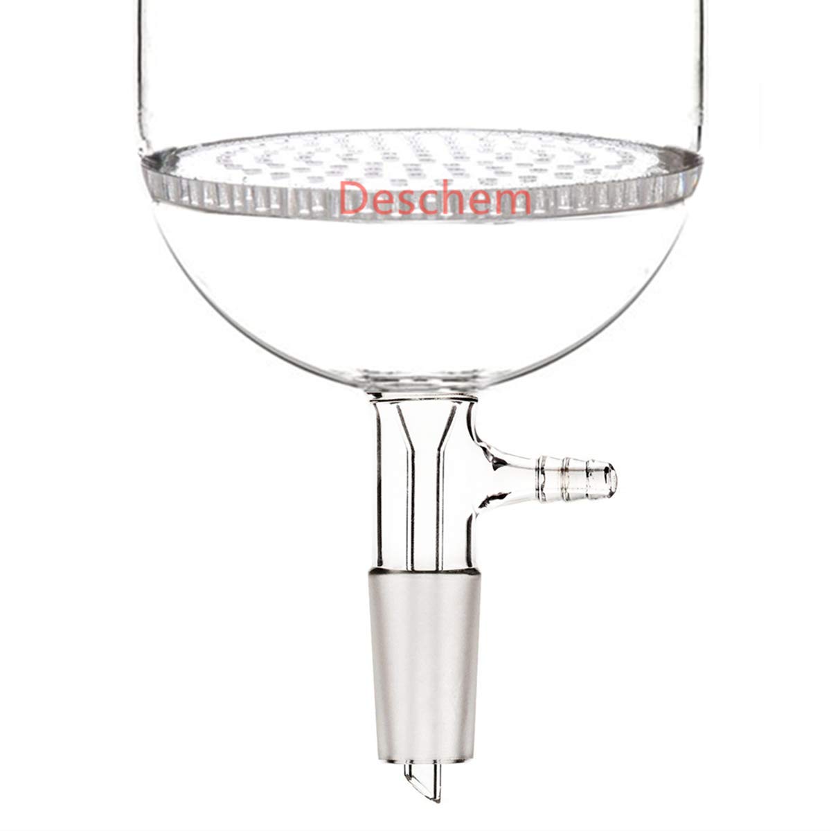 600ml 24/40 Glass Buchner Funnel with 90mm Pore Plate - Premium Lab Glassware for Vacuum Filtration in Chemistry & Scientific Experiments