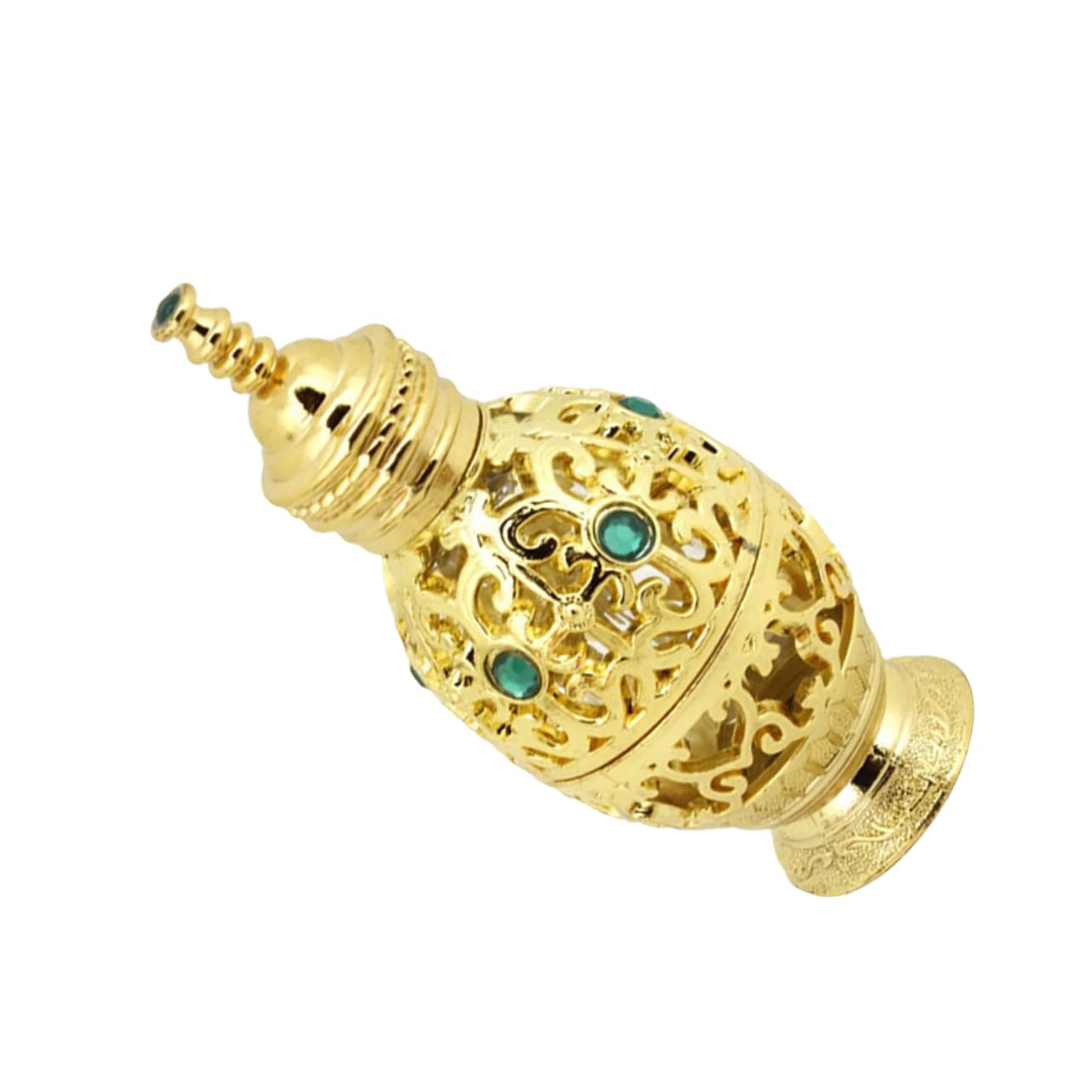 Refillable Perfume Oil Bottle with Pineapple Design - Essential Oil Sample Bottle for Travel, Purse & Home Aromatherapy
