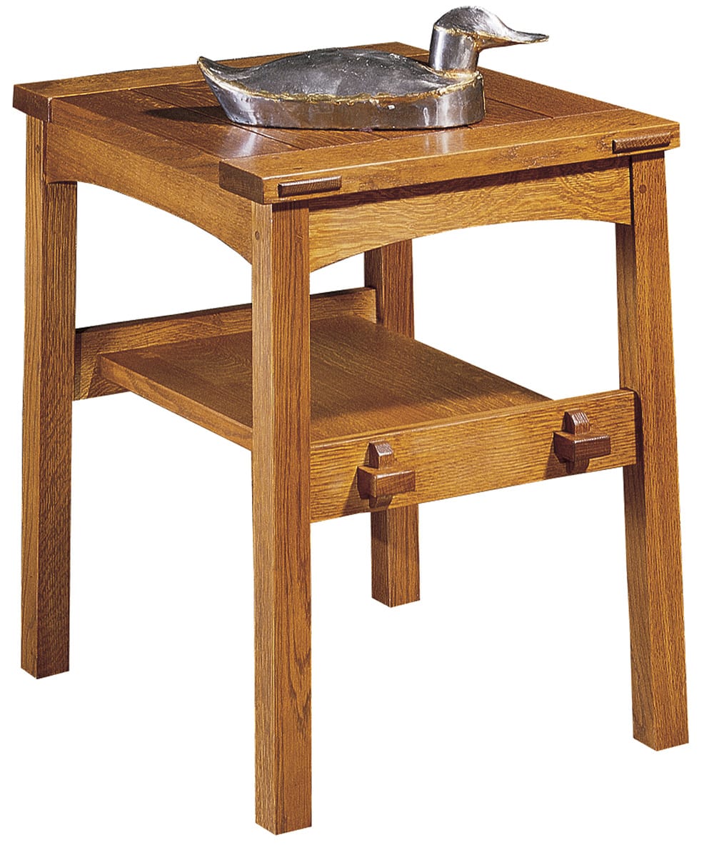 Elegant Butterfly Top End Table - Modern Side Table for Living Room, Bedroom, or Office - Perfect for Small Spaces & Home Decor