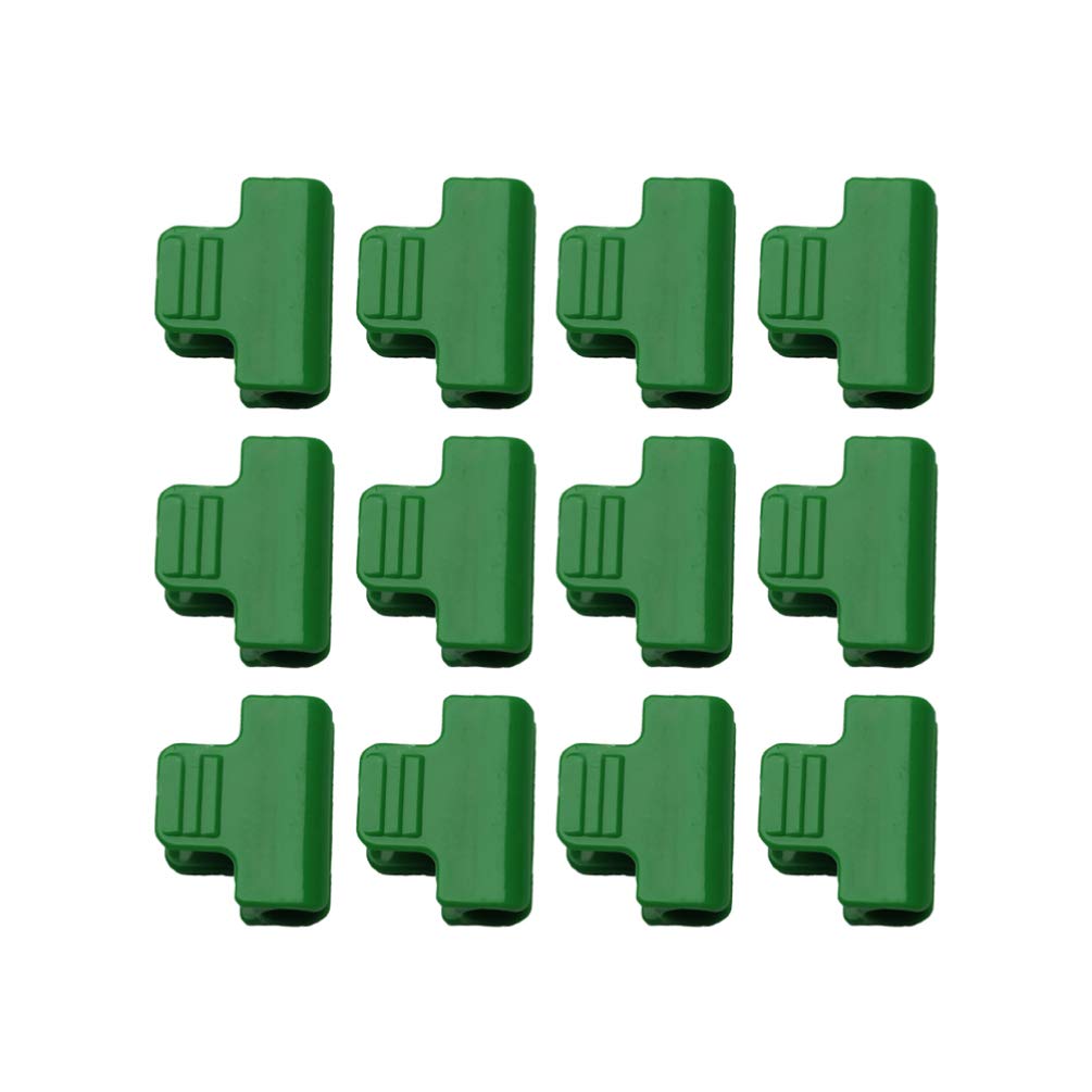 20PCS Greenhouse Insulation Clips - Heavy Duty Steel Wire Plant Support Clamps for Greenhouse Netting, Shade Cover & Film Fixing | Ideal for Gardening, Plant Grafting & Greenhouse Maintenance