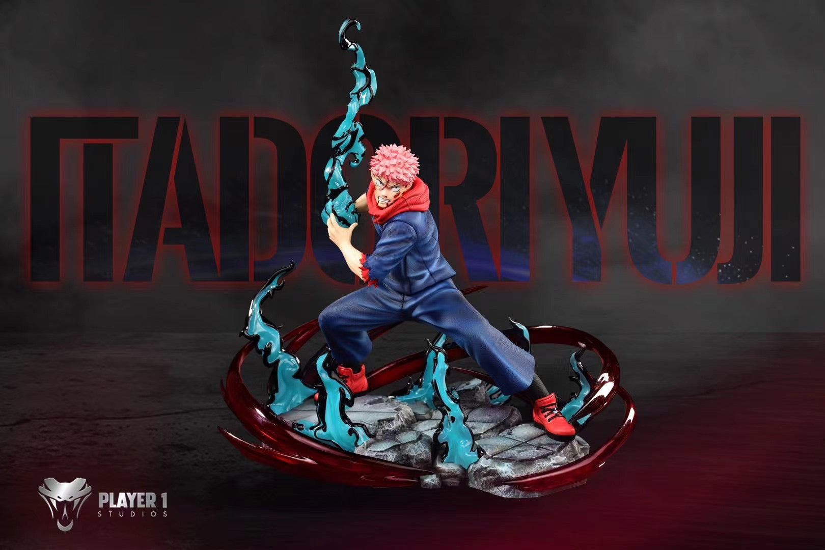 Custom Yuji Itadori Cosplay Costume - Player 1 Studio | Jujutsu Kaisen Anime Outfit for Halloween, Conventions & Cosplay Events