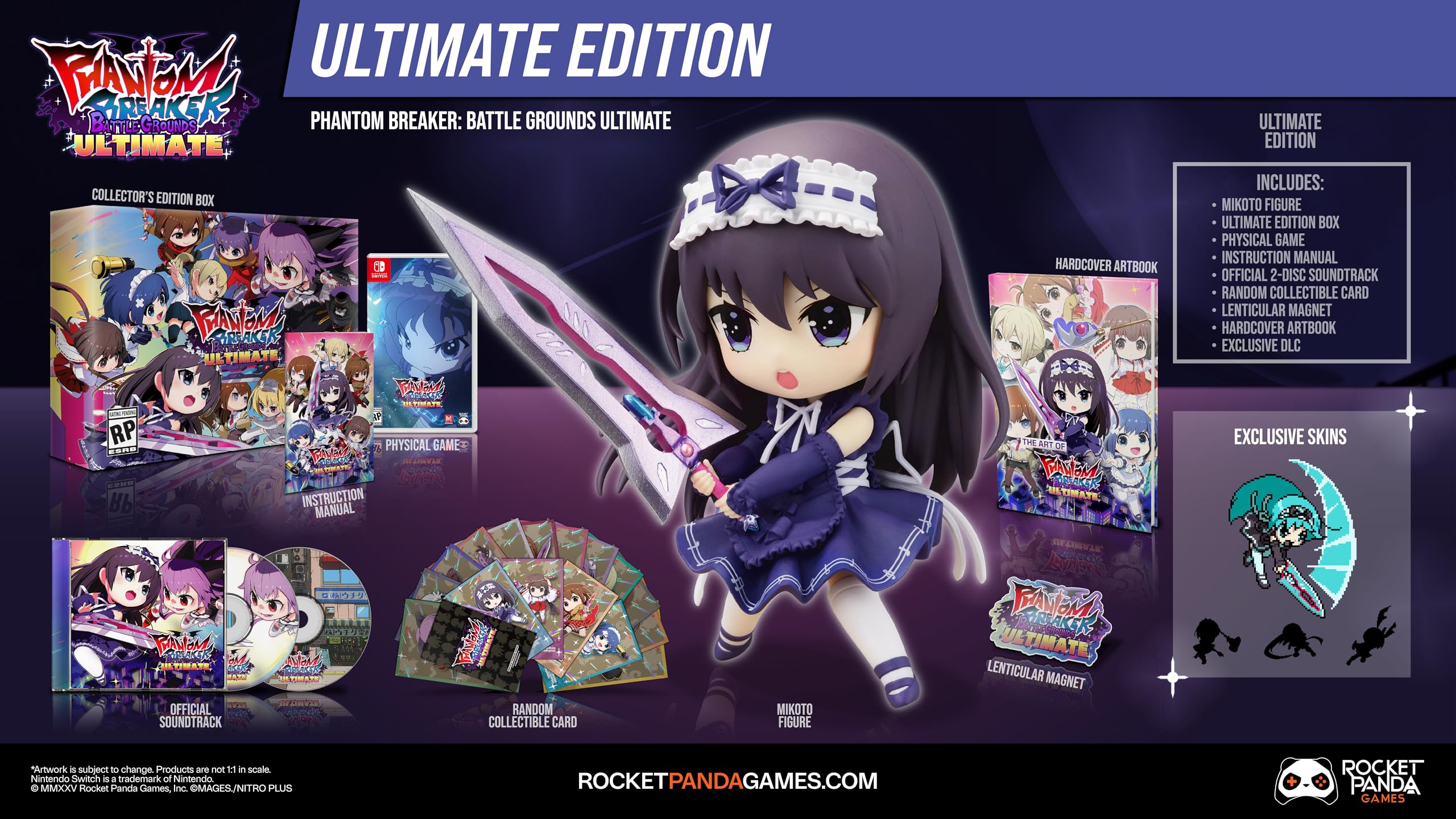 Phantom Breaker: Battle Grounds Ultimate Edition for Nintendo Switch - Fast-Paced Action Fighting Game for Home & On-The-Go Gaming