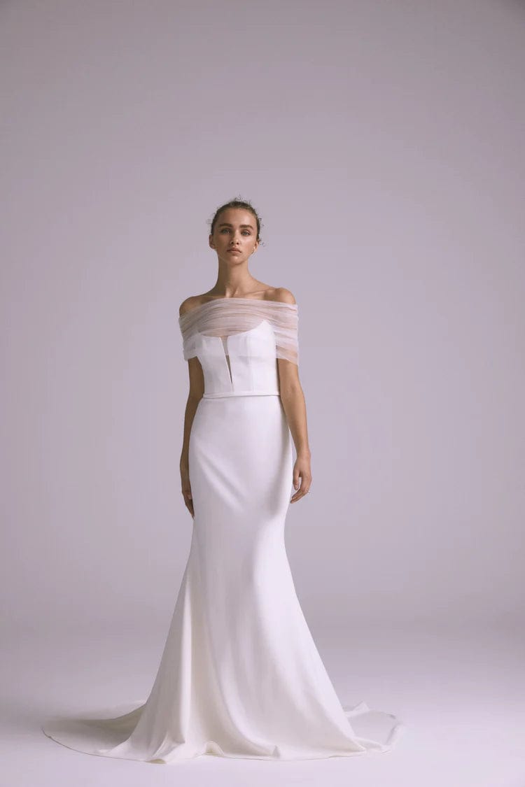 Amsale AS830 Elegant Wrap Dress - Size 10 for Women | Perfect for Weddings, Parties & Special Occasions