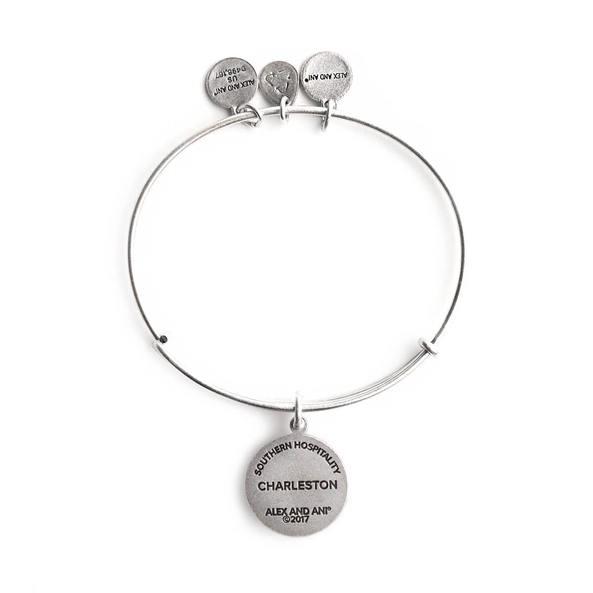 Charleston South Carolina Charm Bangle - Elegant Southern Style Bracelet for Women | Perfect for Weddings, Parties & Everyday Wear