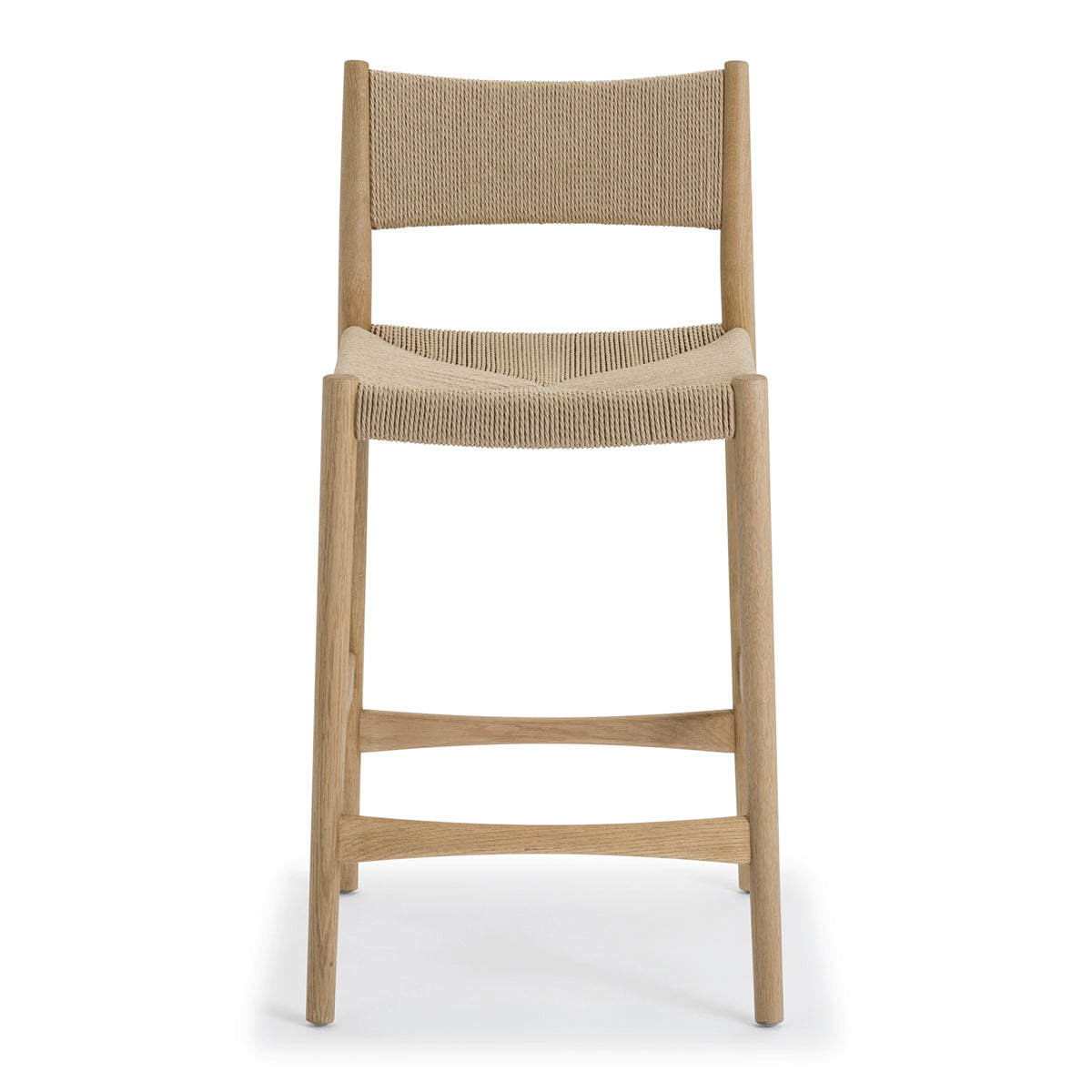 Arrow Timber Bar Stool - Rustic Wood Counter Height Stool for Kitchen Island, Breakfast Bar & Home Decor - 30