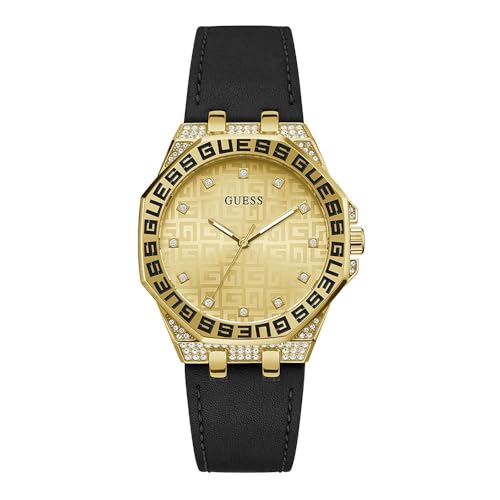 Black/Gold Tone/Champagne
