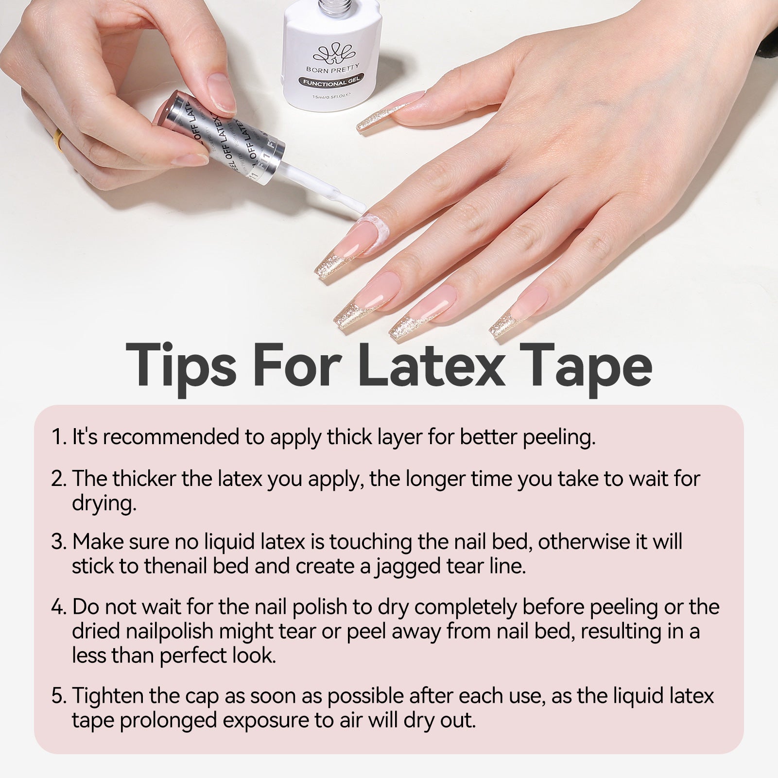 White Peel Off Latex Tape Anti Freezing 15ml - Waterproof Adhesive for Winter Pipe Protection, DIY Crafts & Home Repairs - Perfect for Plumbing, HVAC Maintenance and Cold Weather Insulation