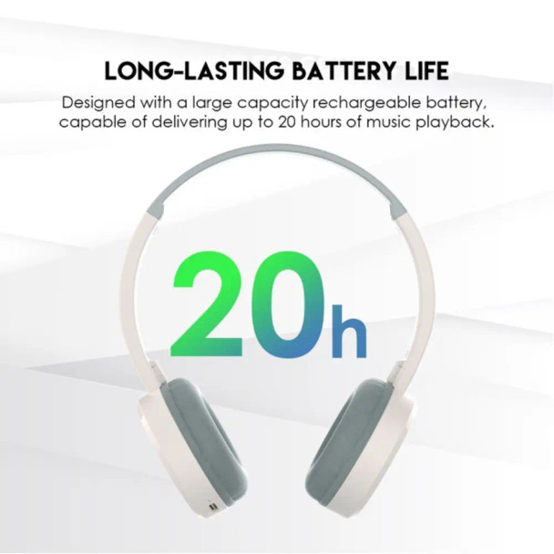 Fantech Wireless Headset with 20Hr Playback - 1.2m Gray Gaming Headphones for PC, PS5, Xbox & Mobile - Perfect for Online Gaming, Work Calls & Music Streaming