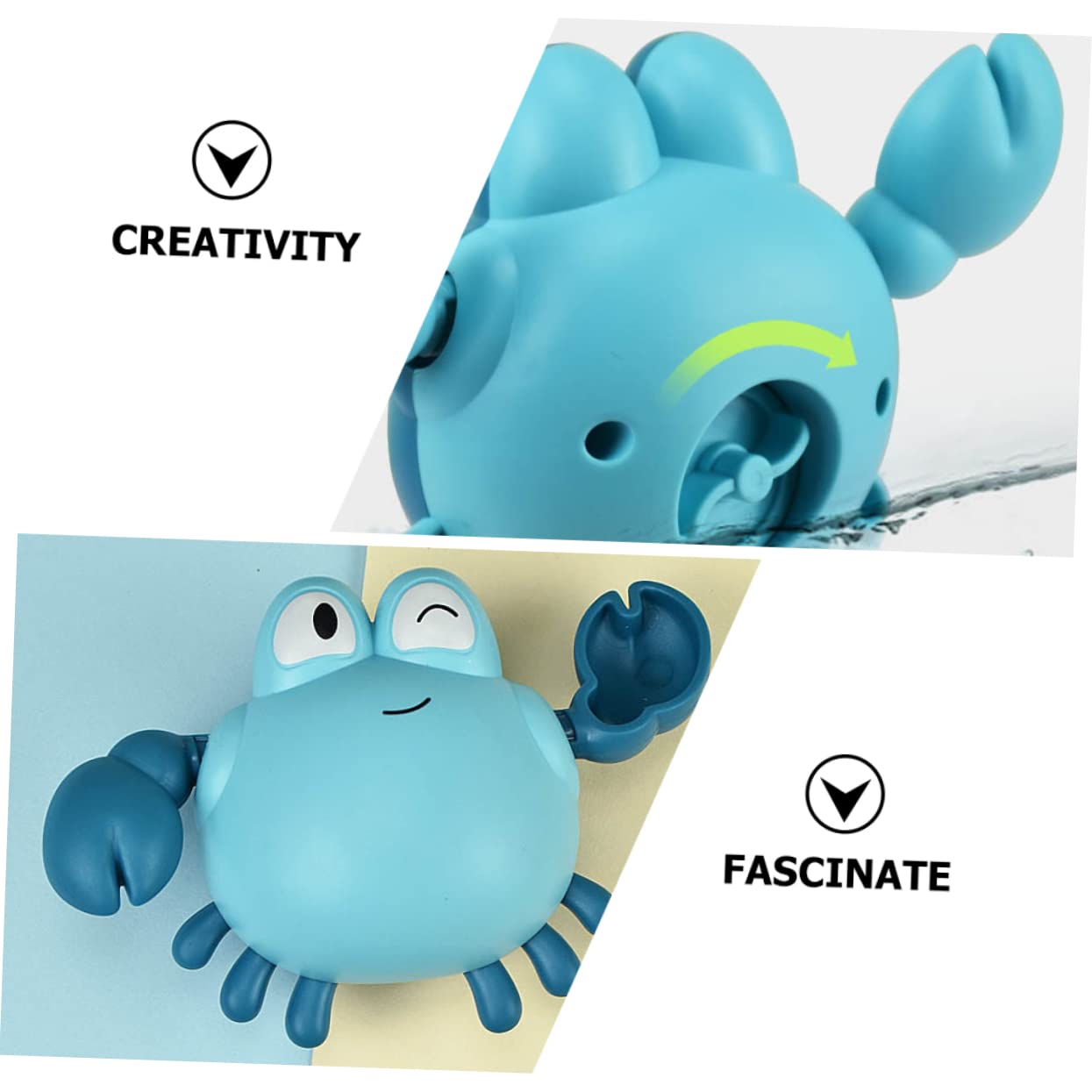 DRESSOOS 3-Piece Fun Bath Toys for Kids - Durable Bathtub Play Set for Toddlers & Children - Perfect for Bath Time Fun, Sensory Play & Water Learning Activities