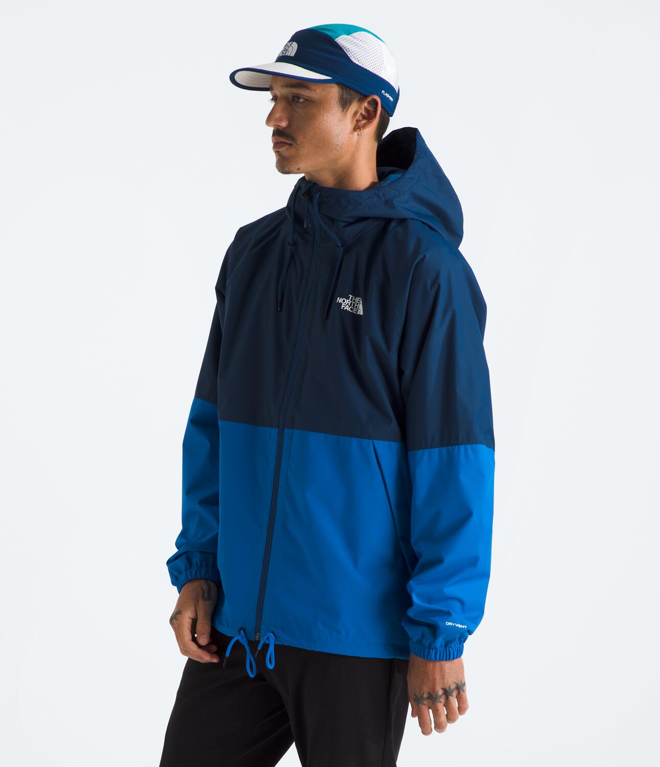 Antora Men's Waterproof Rain Hoodie - Lightweight Windproof Jacket for Outdoor Hiking, Camping & Travel