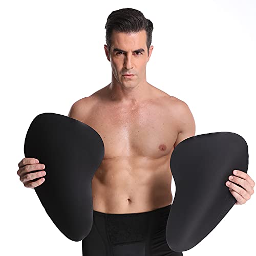BIMEI 2-Piece Self-Adhesive Thigh & Hip Pads for Body Shaping - XL Beige Silicone Pads for Crossdressing, Cosplay & Enhanced Curves - Perfect for Costumes, Drag Shows & Body Contouring