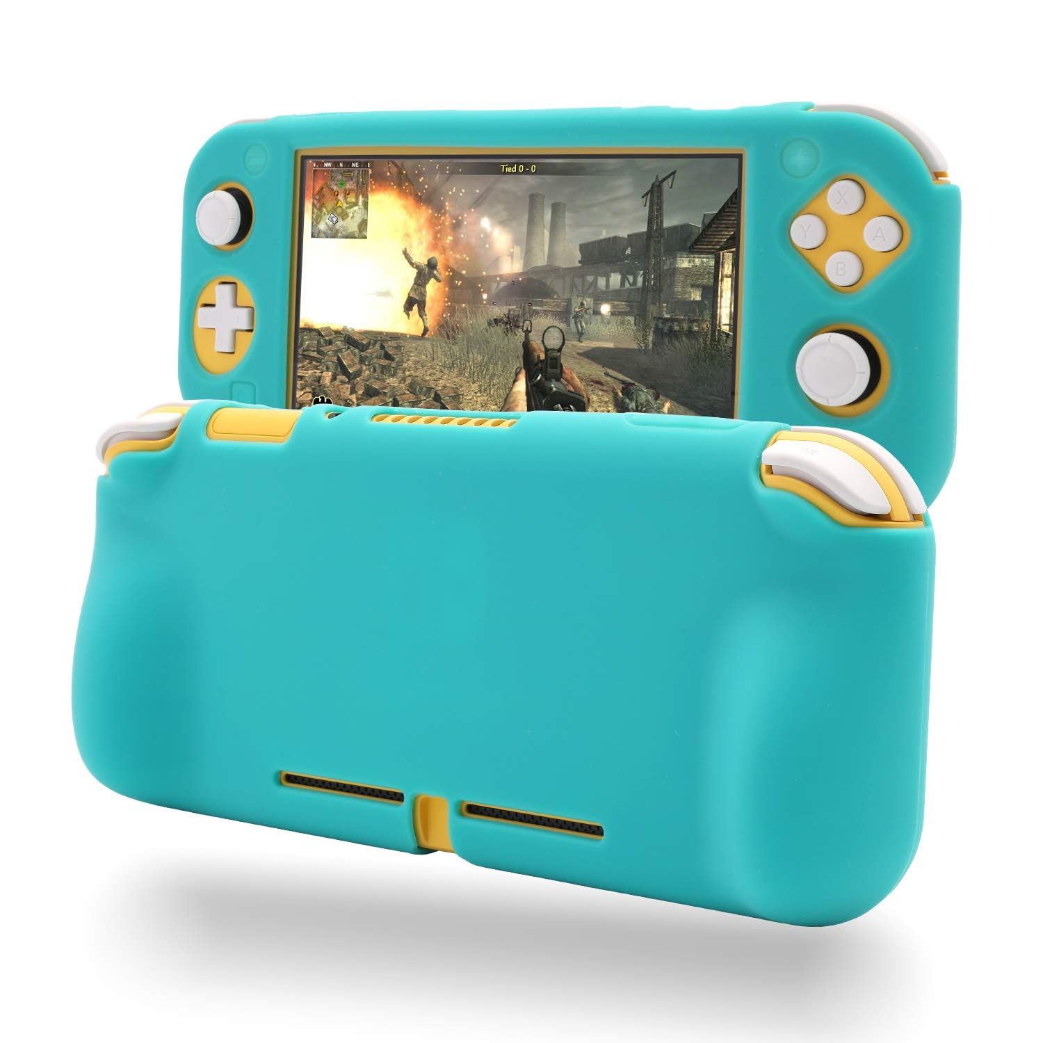 Durable Silicone Grip Case for Nintendo Switch Lite - Shockproof & Anti-Slip Protection Cover for Gaming on the Go, Travel & Daily Use