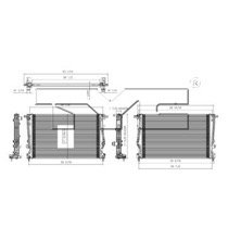 Go-Parts Dual Fan Radiator Replacement for Jeep Cherokee 2014-2018 - Compatible with 2015, 2016, 2017 Models - High Performance Cooling System for Off-Roading & Daily Driving