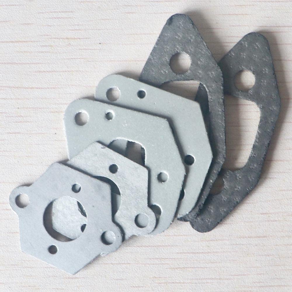 2 Sets Chainsaw Intake Manifold & Carburetor Muffler Gasket Kit - Compatible with Partner 350 351 P350 Replacement Parts - Perfect for Chainsaw Maintenance & Repair in Forestry Work