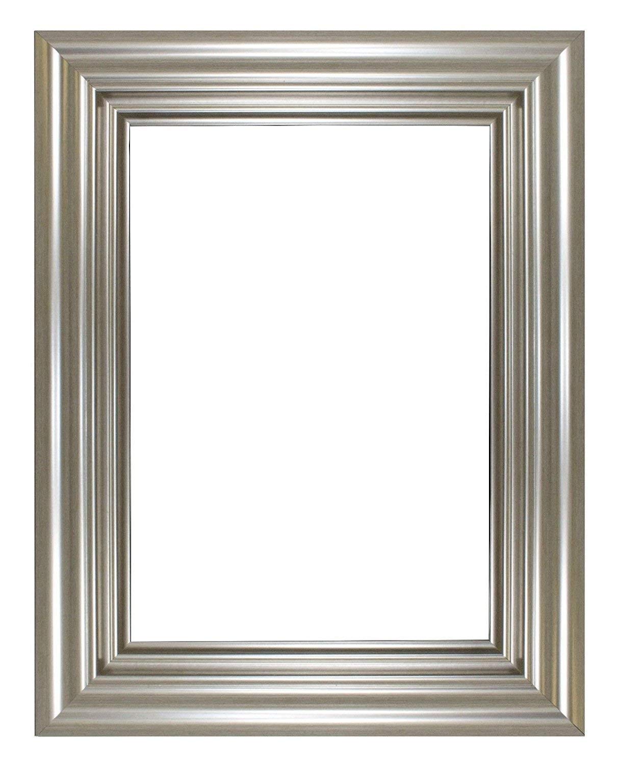 Memory Box Wide Frame London Range 12x8 Inch Silver Picture Frame - Perfect for Wall Art, Photos, and Posters in Living Room, Bedroom, or Office Decor