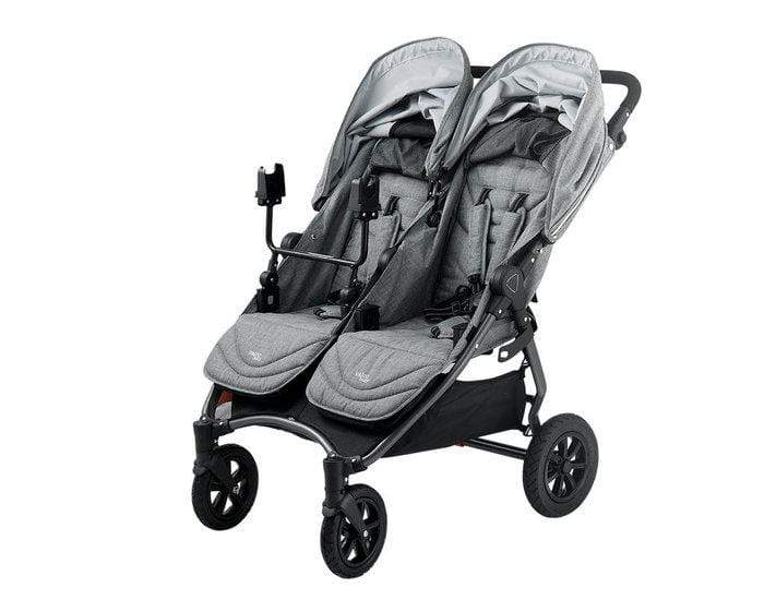 Valco Baby Duo X & Neo Twin Stroller Car Seat Adapter for Maxi Cosi, Cybex, Nuna - Compatible with Infant Car Seats for Safe Travel & Convenient Shopping Trips