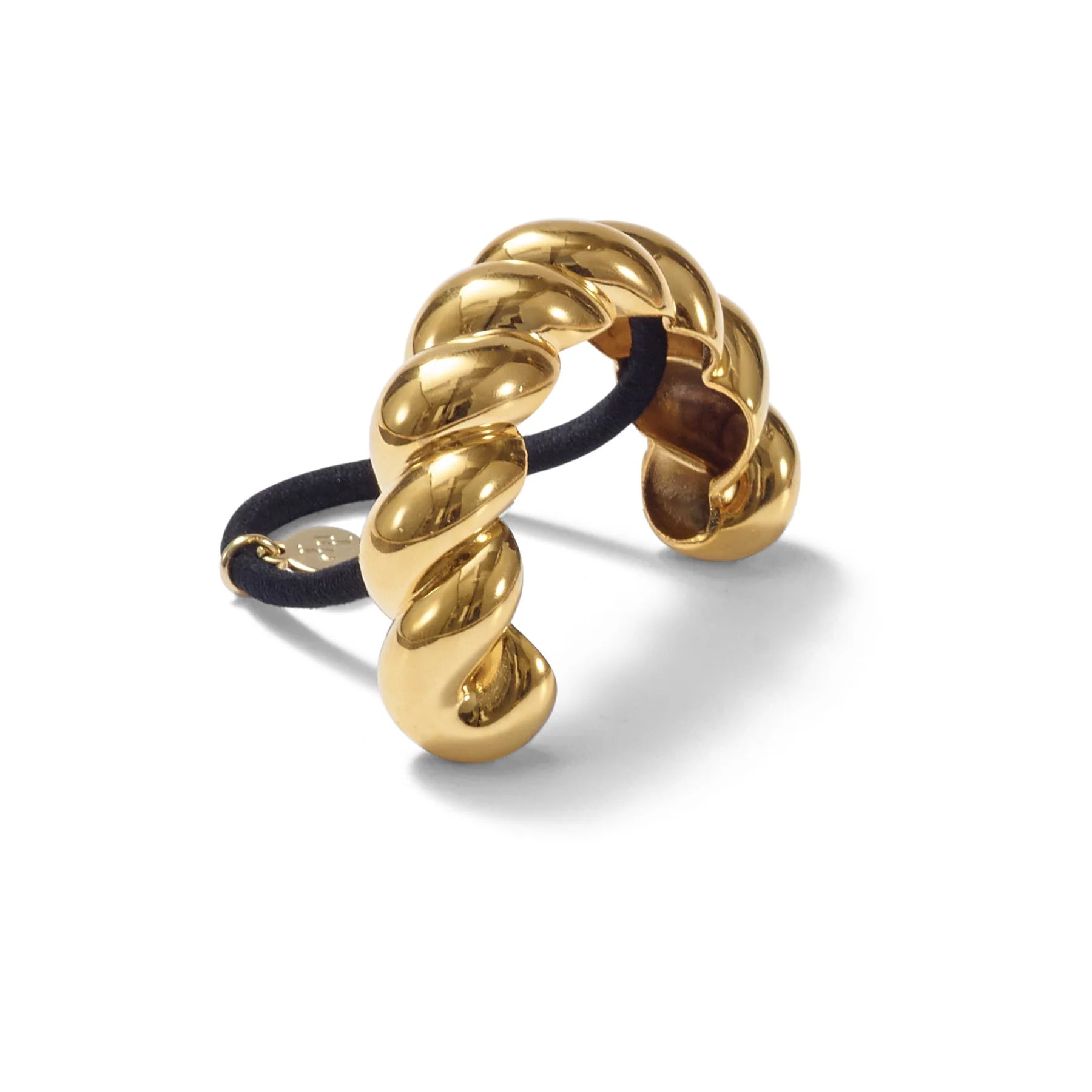 Lelet Glossy Twist Pony Cuff Hair Accessory - Stylish Hair Clips for Women & Girls - Perfect for Parties, Weddings & Everyday Wear
