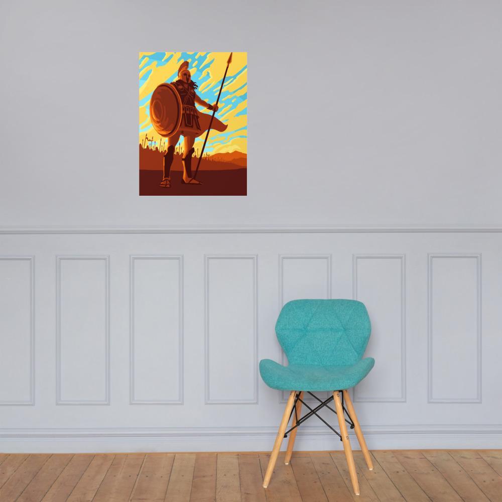The Iliad - Premium Art Print | Ancient Greek Epic Poetry Wall Decor for Home, Office & Library | Perfect Gift for Literature Lovers & History Enthusiasts