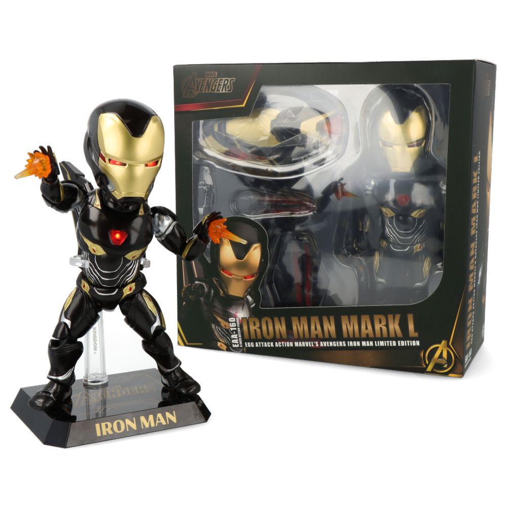 Iron Man Mark 50 Limited Edition Collectible Figure - Avengers Infinity War Movie Series - Egg Attack Action Figure for Marvel Fans & Collectors - Perfect for Display, Gifts, and Comic Con Events