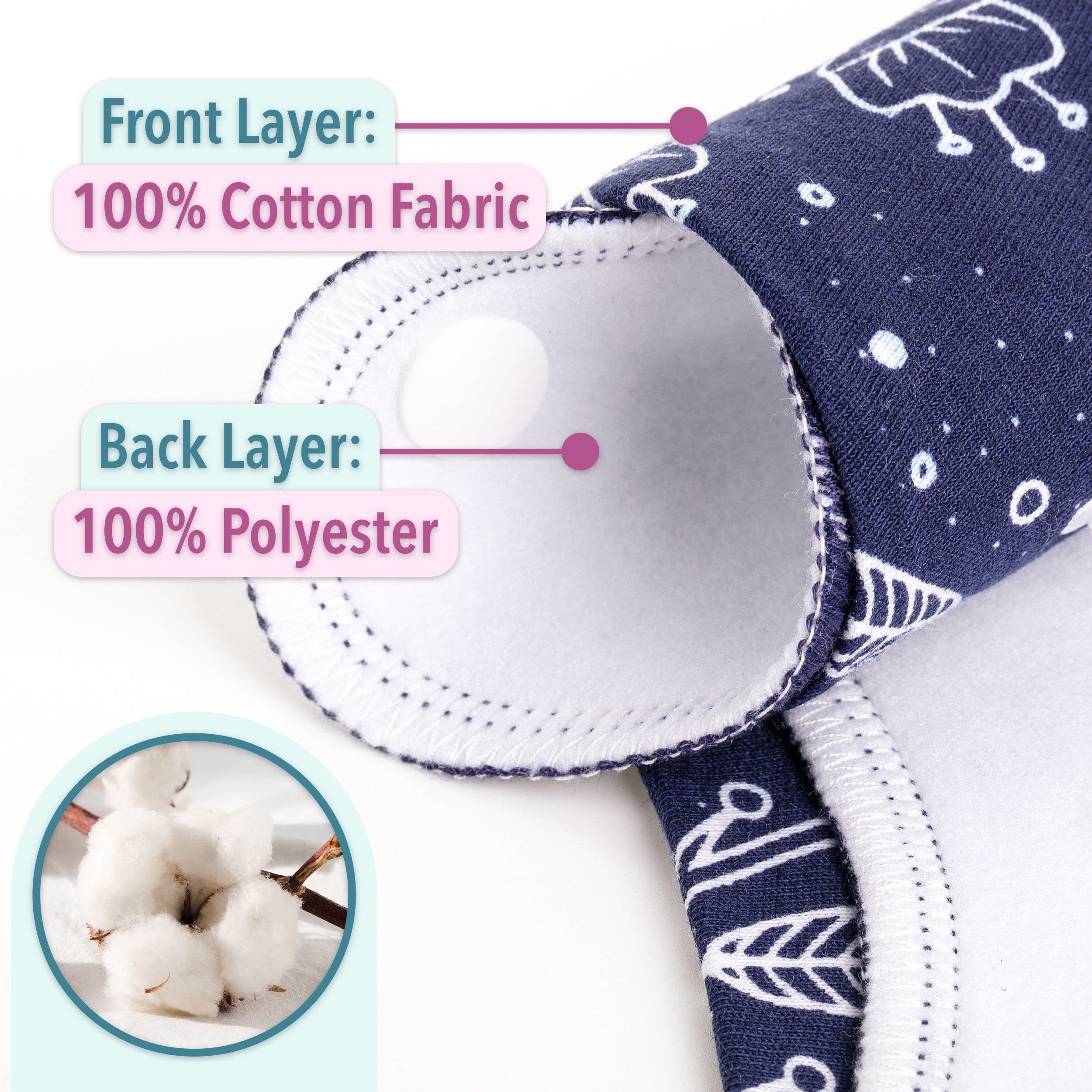 Mr. Pen 8 Pack Baby Bibs - Soft Drool & Bandana Bibs for Toddler Boys & Girls - Waterproof & Adjustable for Feeding, Teething & Everyday Use