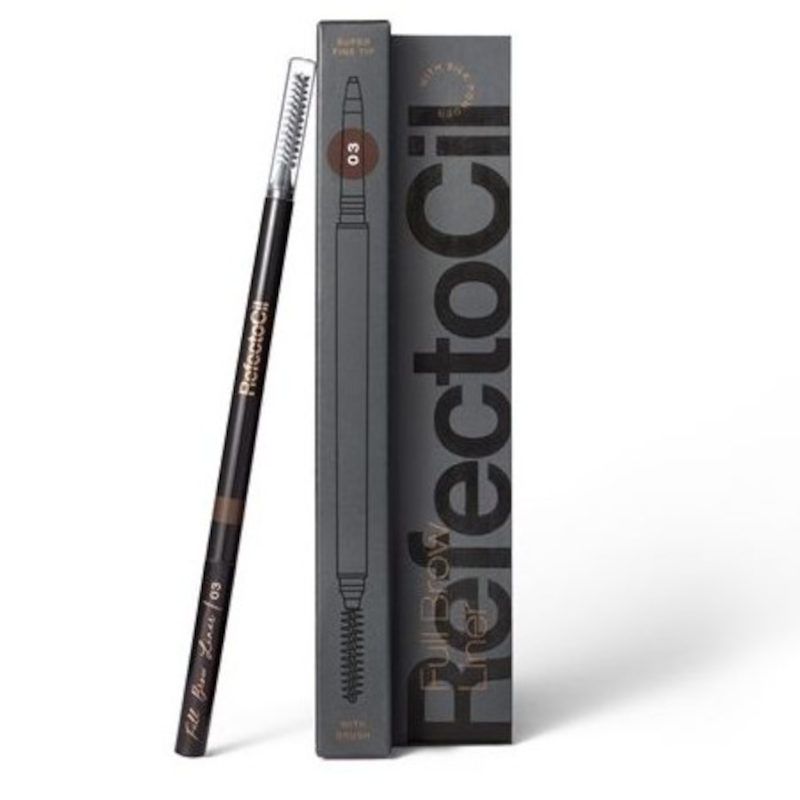 RefectoCil Full Brow Liner #3 Dark Brown - Waterproof Eyebrow Pencil for Natural Looking Brows - Perfect for Daily Makeup & Special Occasions